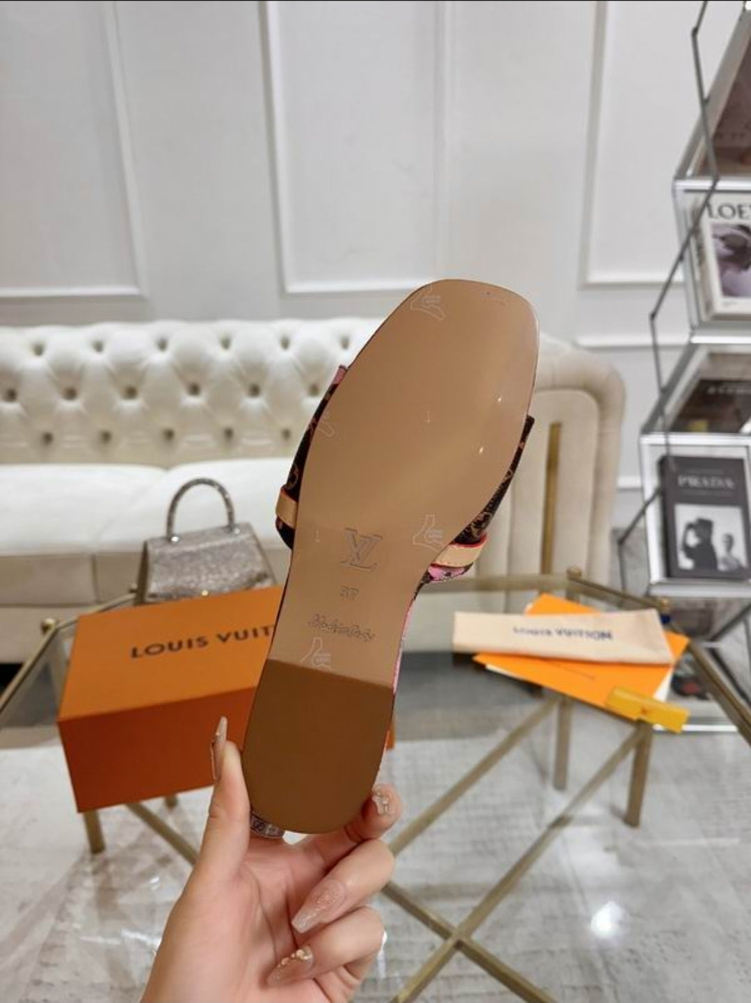 LV×TM #Sunset Flat Mules