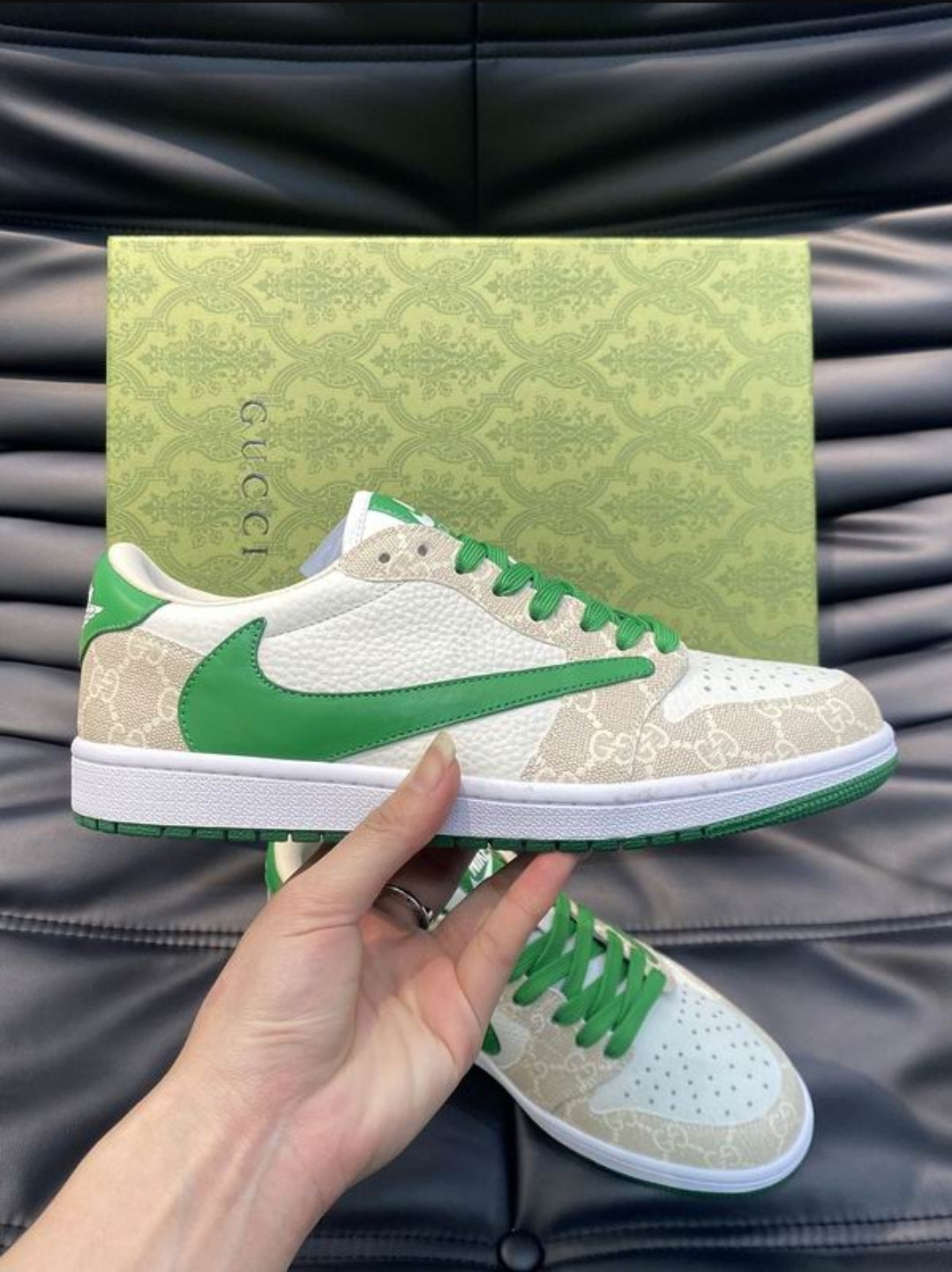 Nke×GG #Air Jordan 1×Travis Scott