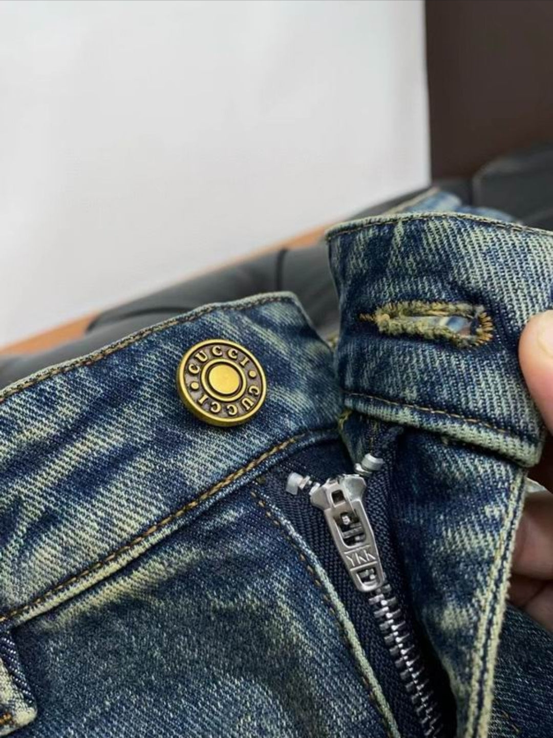 GG #Denim Pants