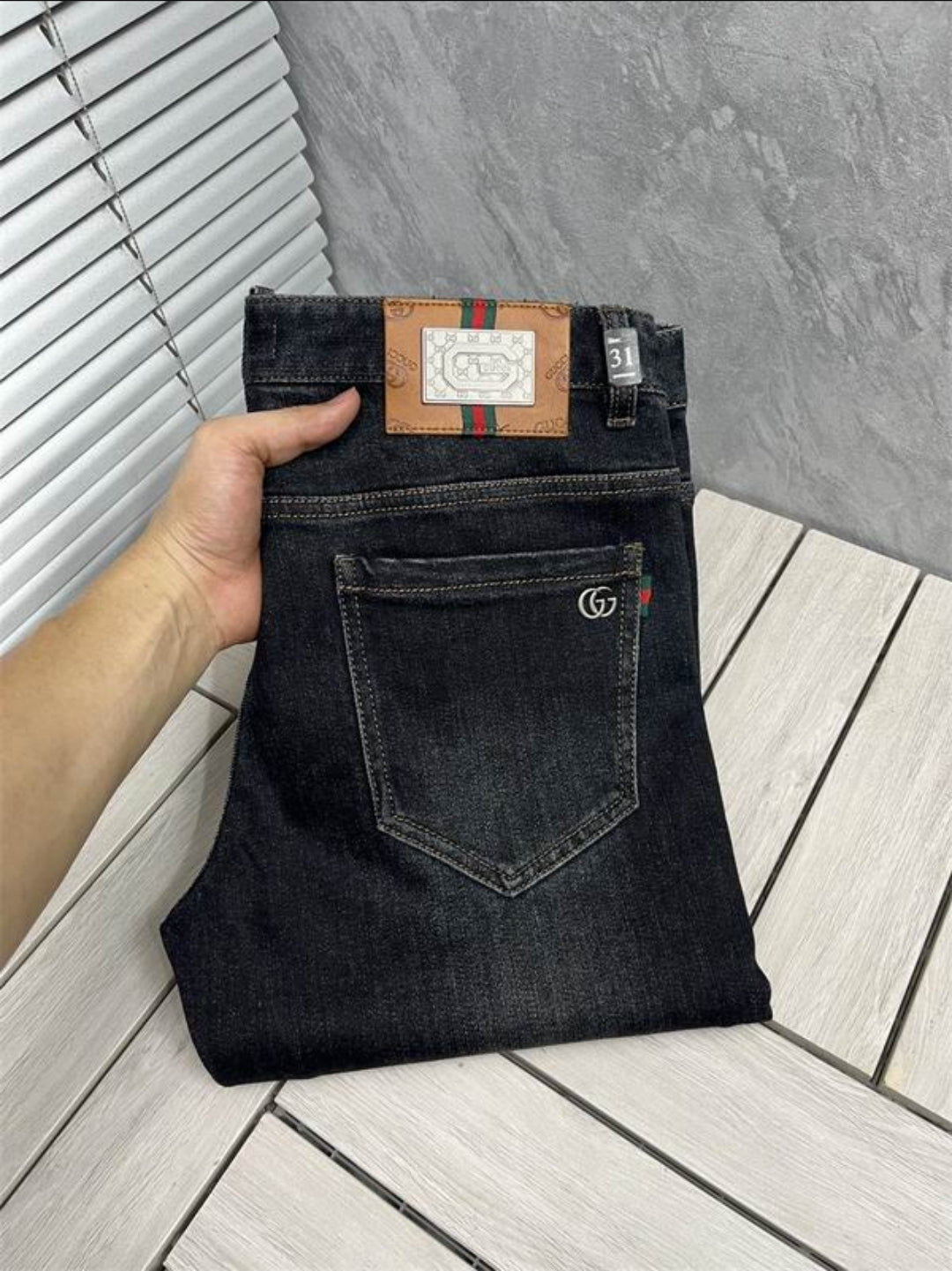 GG #Denim Pants