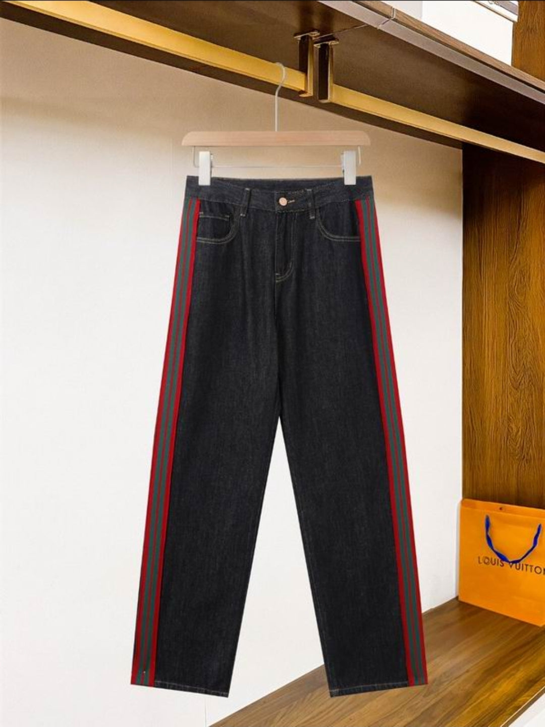 GG #Denim Web Pants