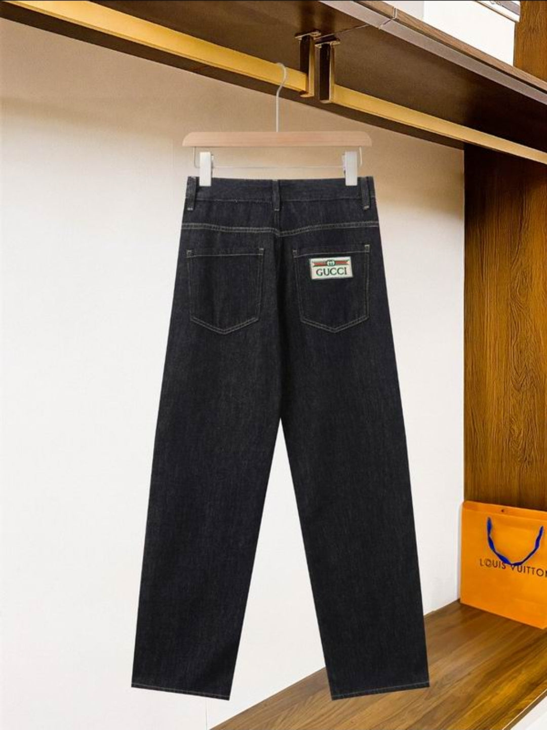 GG #Denim Web Pants