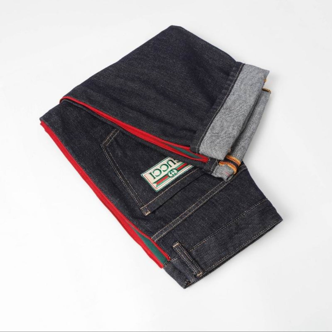 GG #Denim Web Pants