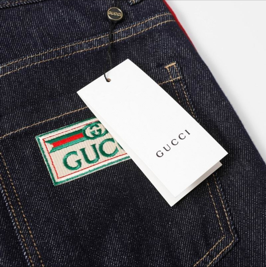 GG #Denim Web Pants