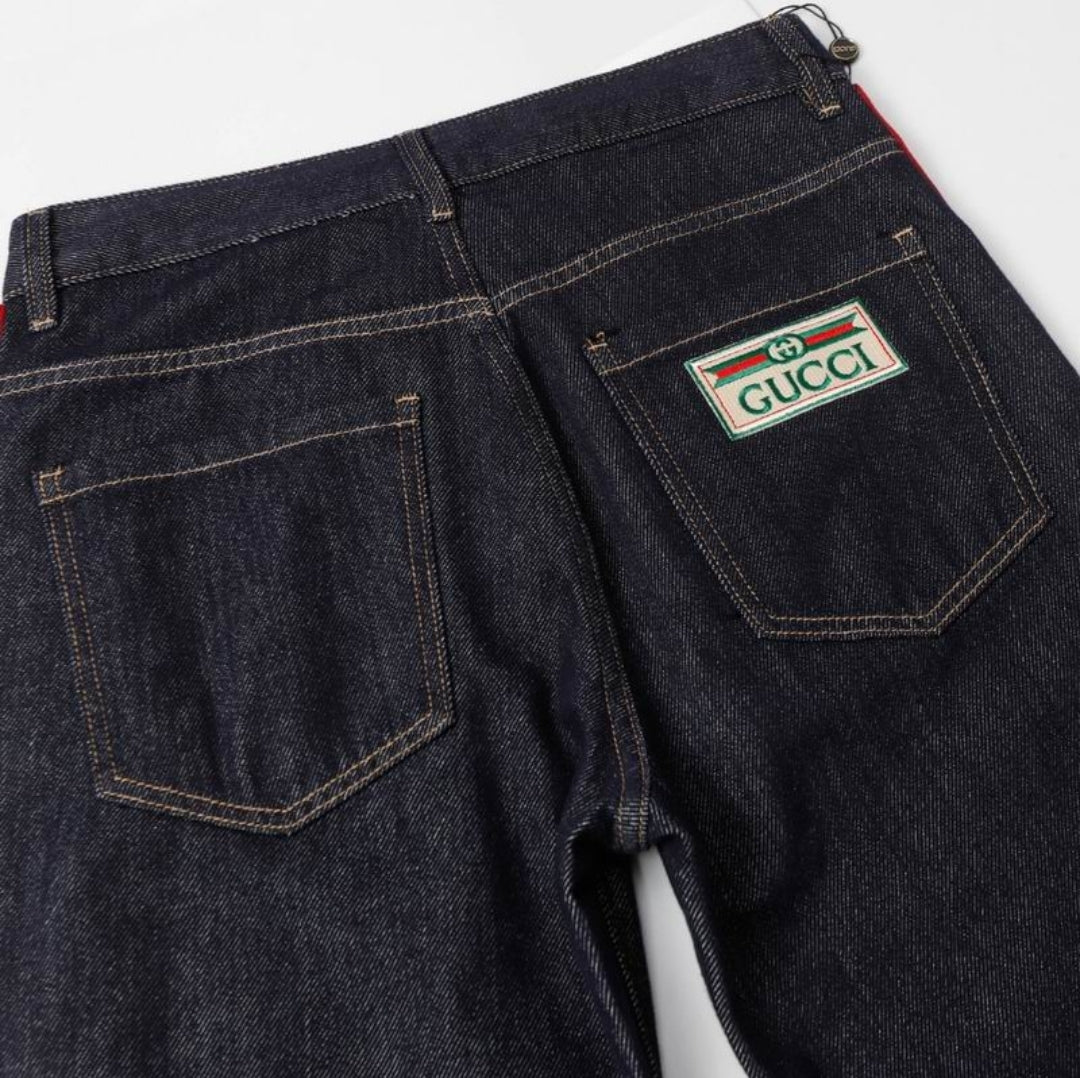 GG #Denim Web Pants