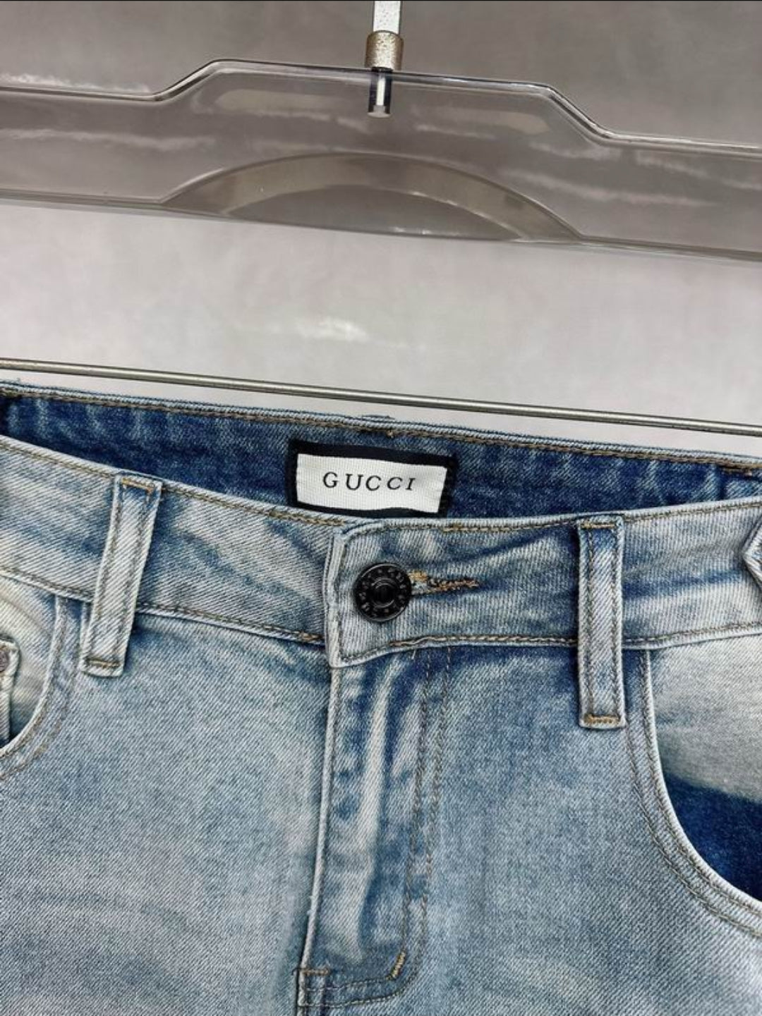 GG #Denim Web Pants