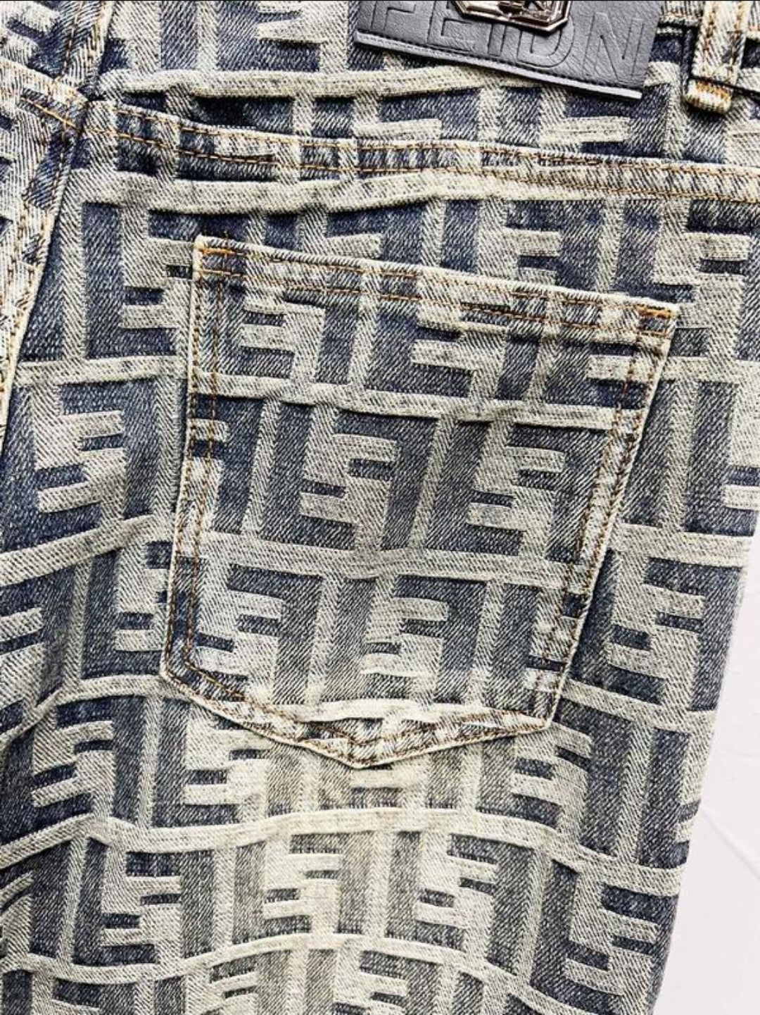 FF #Monogram Denim Women