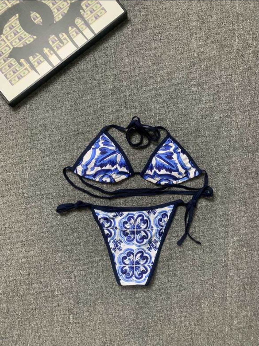 DG #Majolica Triangle Bikini