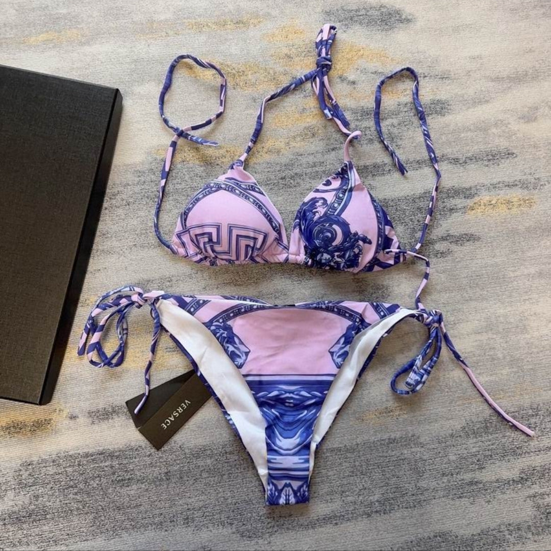VS #Blue Barocca Two Piece Bikini
