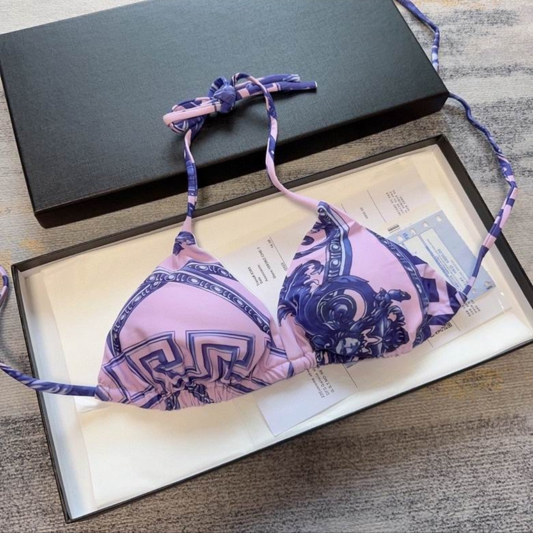 VS #Blue Barocca Two Piece Bikini