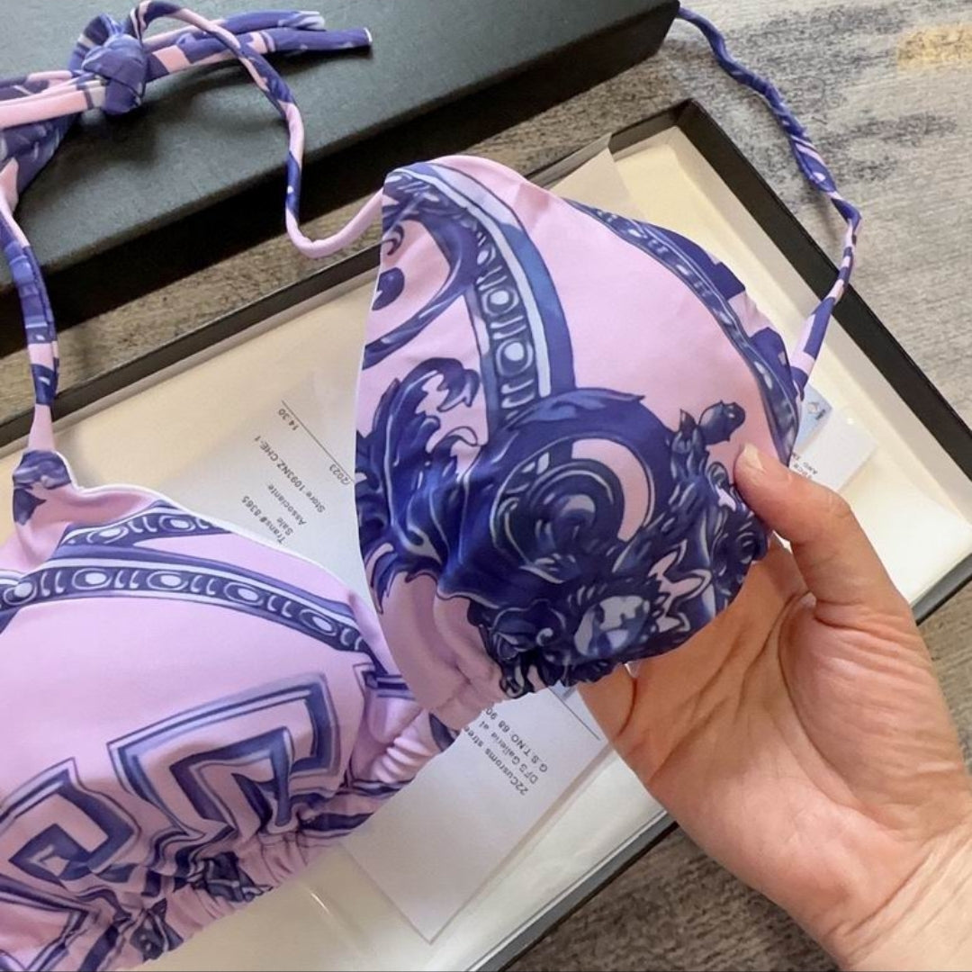 VS #Blue Barocca Two Piece Bikini