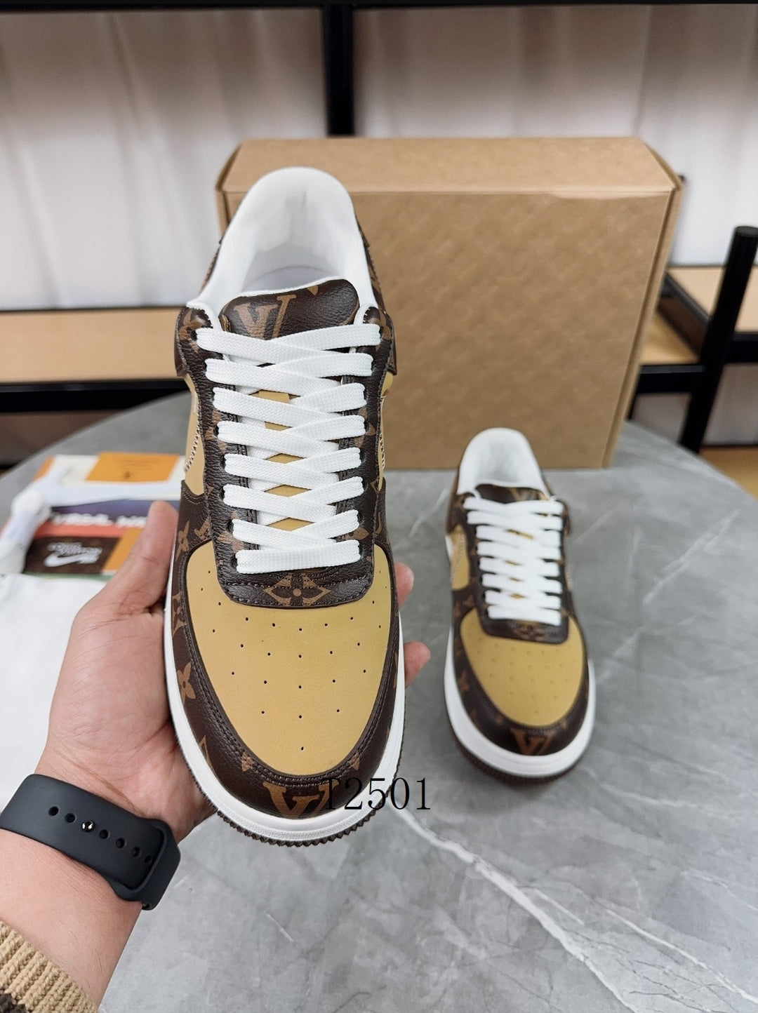 Nke×LV #Air Forces×Virgil Abloh