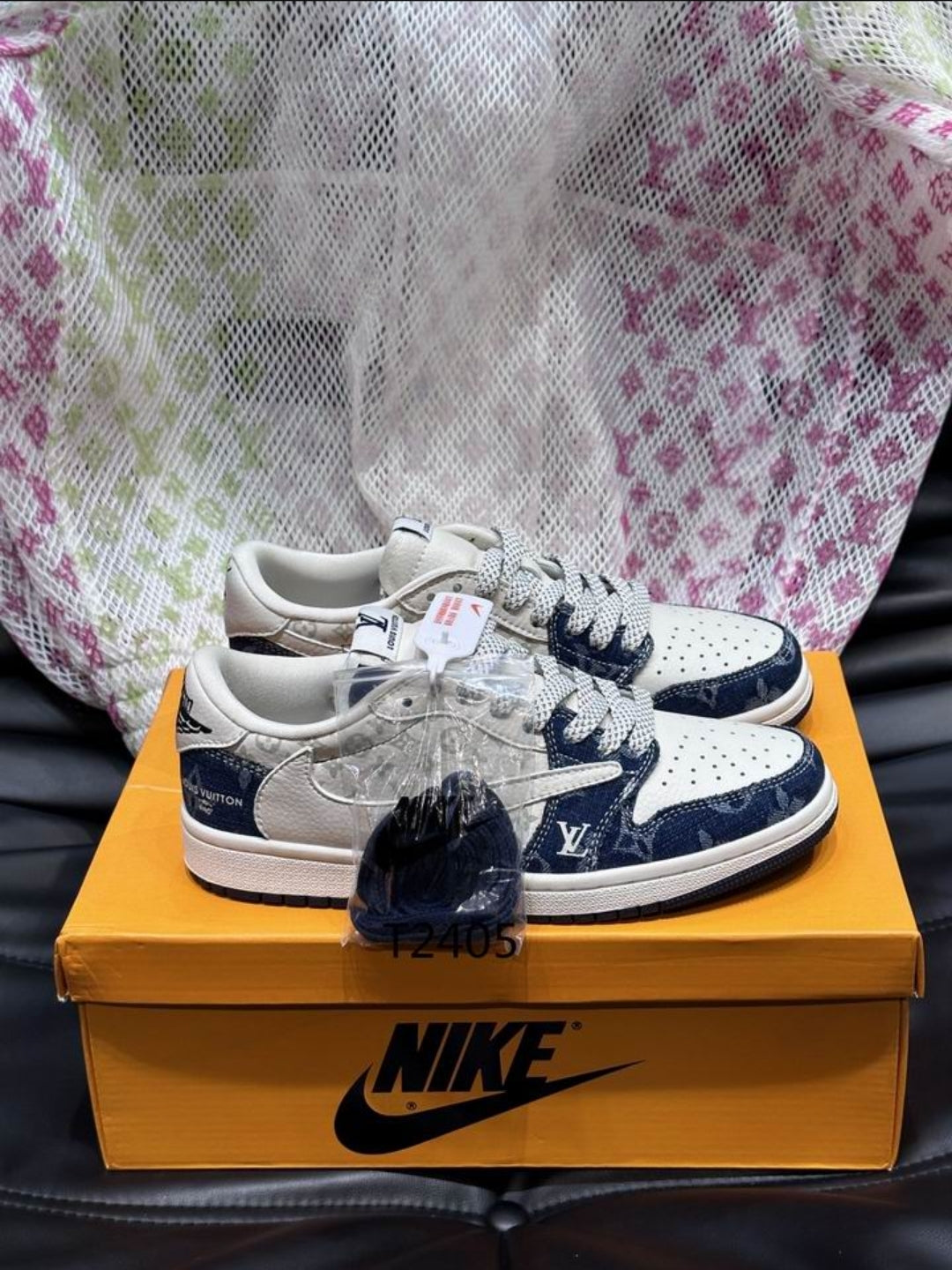 Nke×LV #Air Jordan 1×Travis Scott