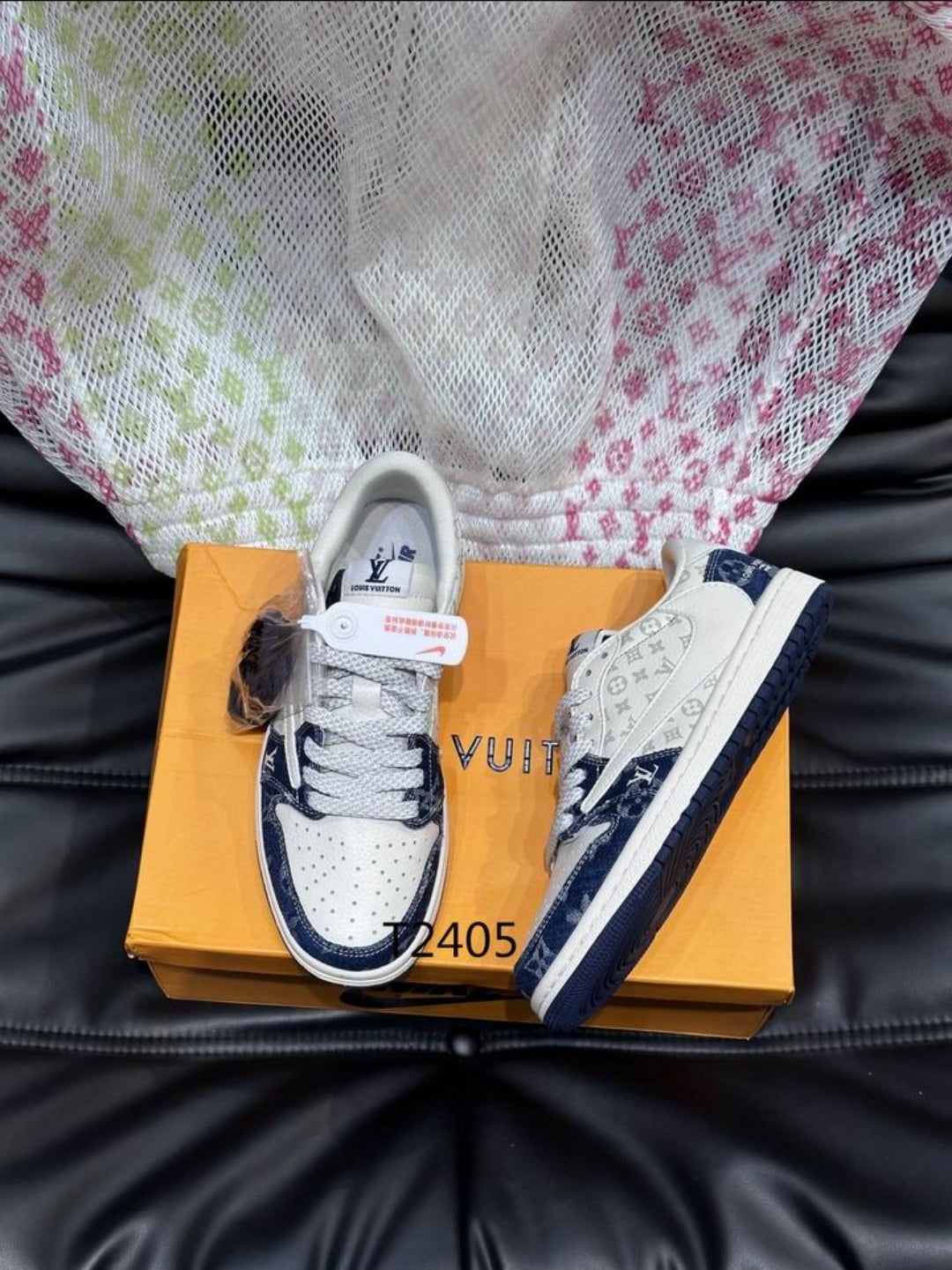 Nke×LV #Air Jordan 1×Travis Scott