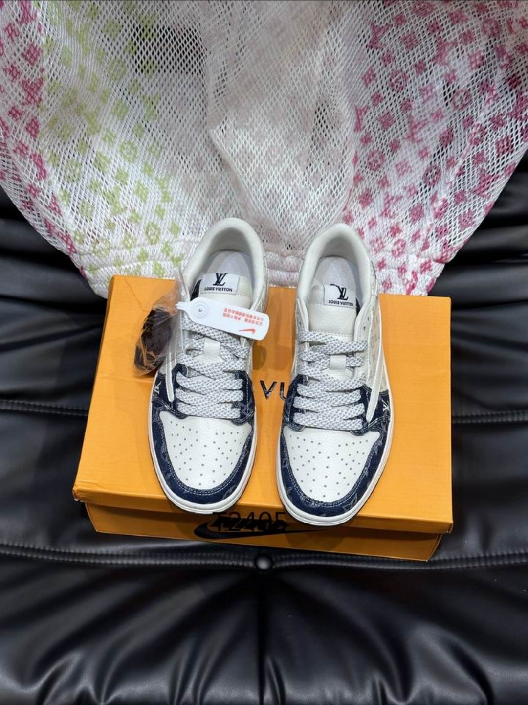 Nke×LV #Air Jordan 1×Travis Scott
