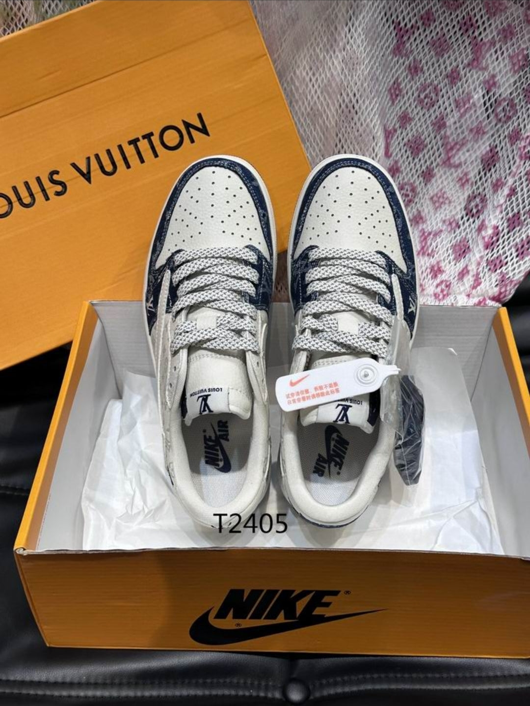 Nke×LV #Air Jordan 1×Travis Scott