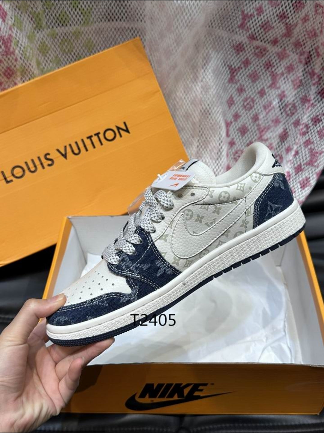 Nke×LV #Air Jordan 1×Travis Scott