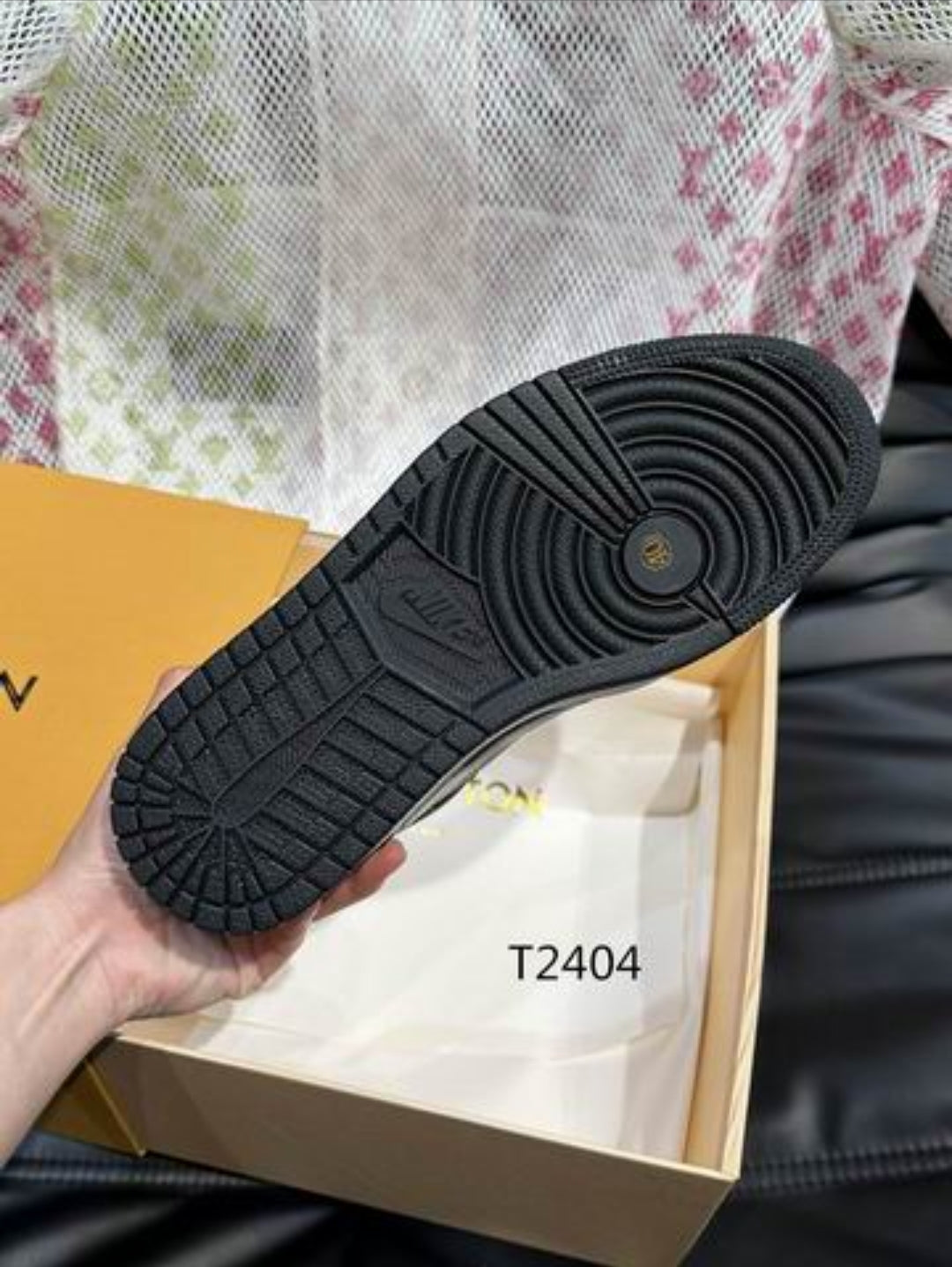Nke×LV #Air Jordan 1×Virgil Abloh