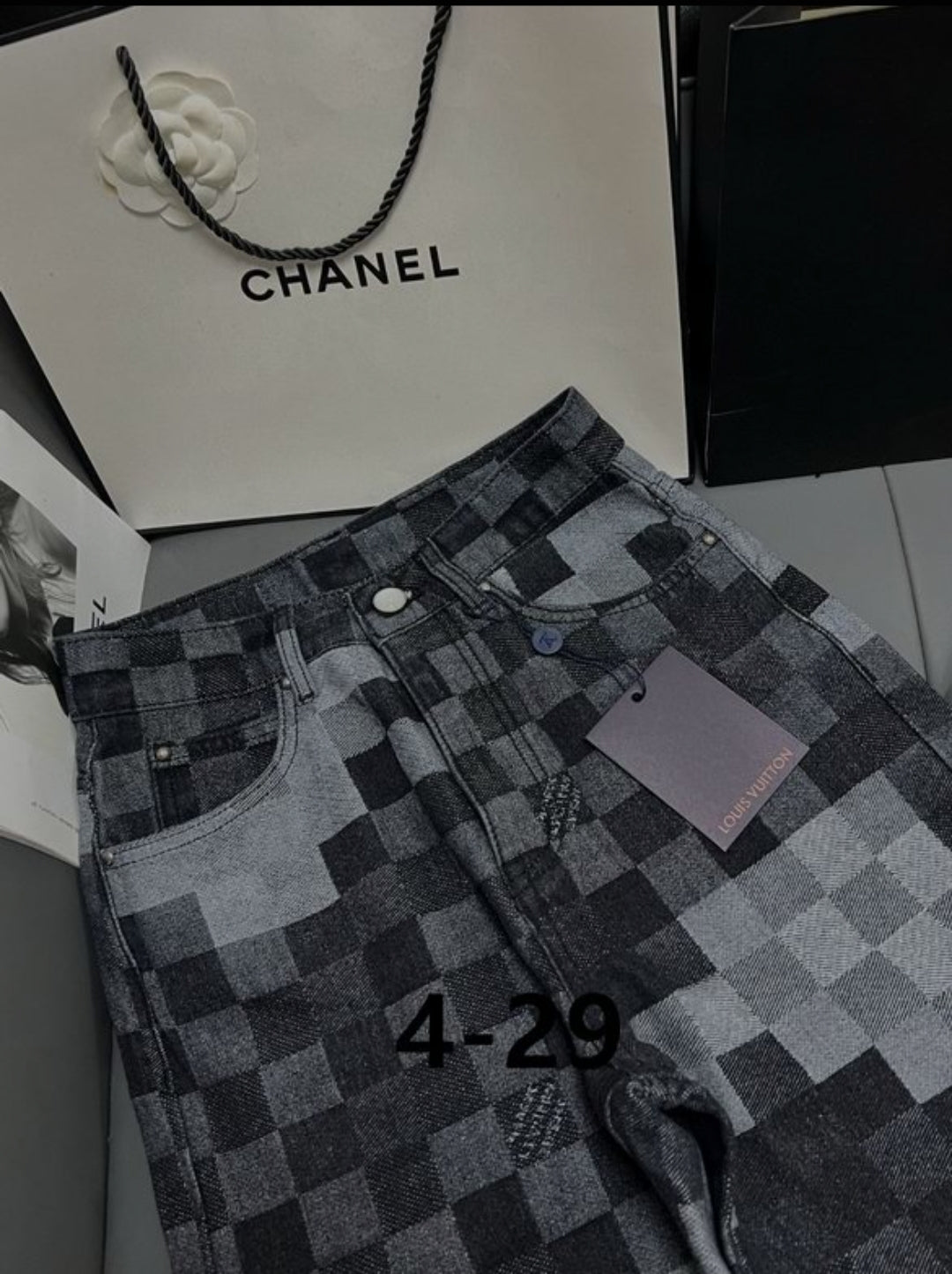 LV Damoflage Denim