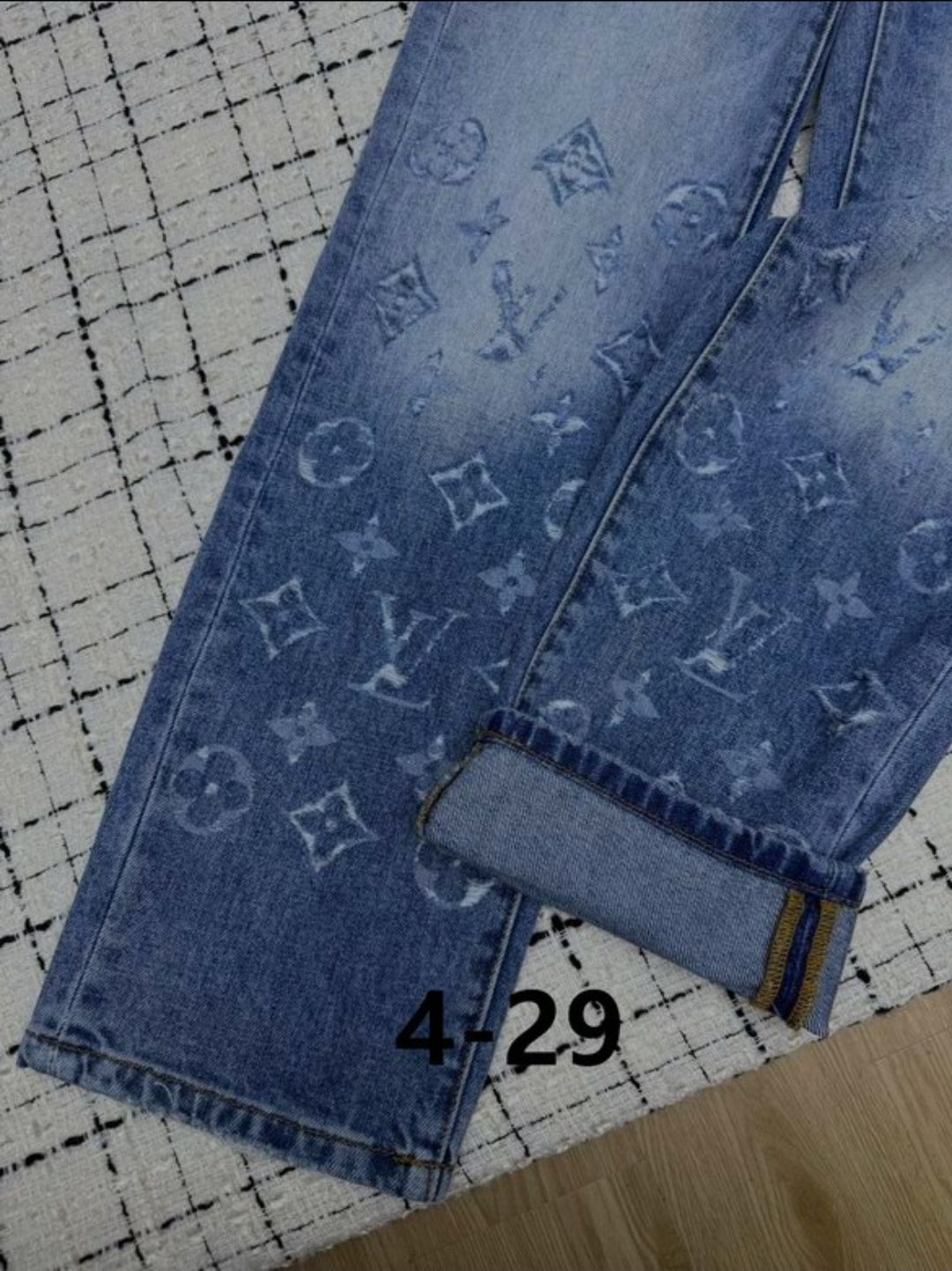 LV Torn Monogram