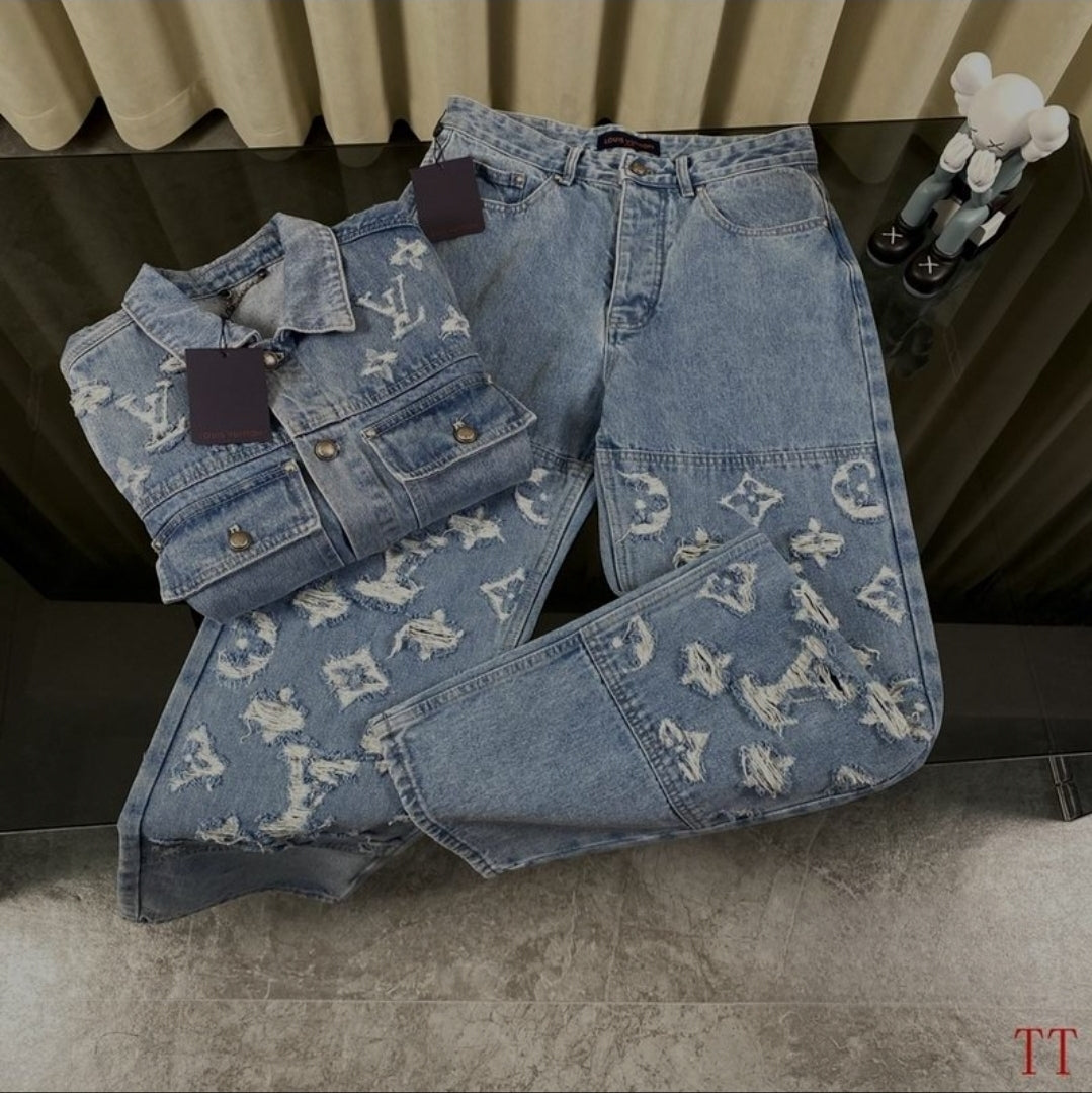 LV Torn Skate Denim