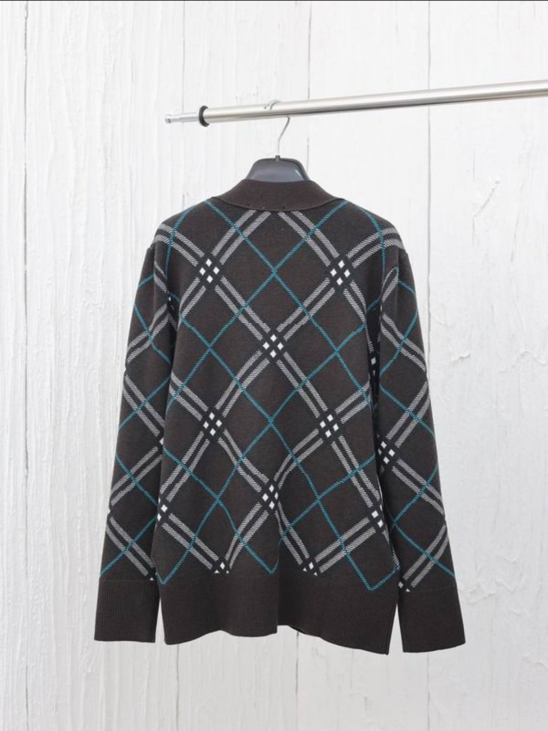 Bur #V-Neck Cardigan