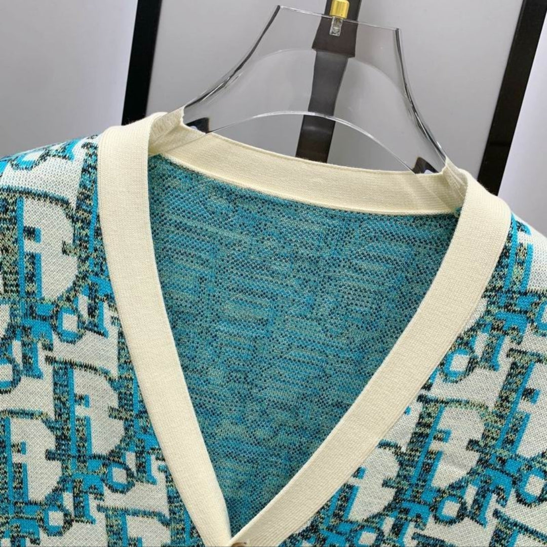 CD #Oblique Cardigan