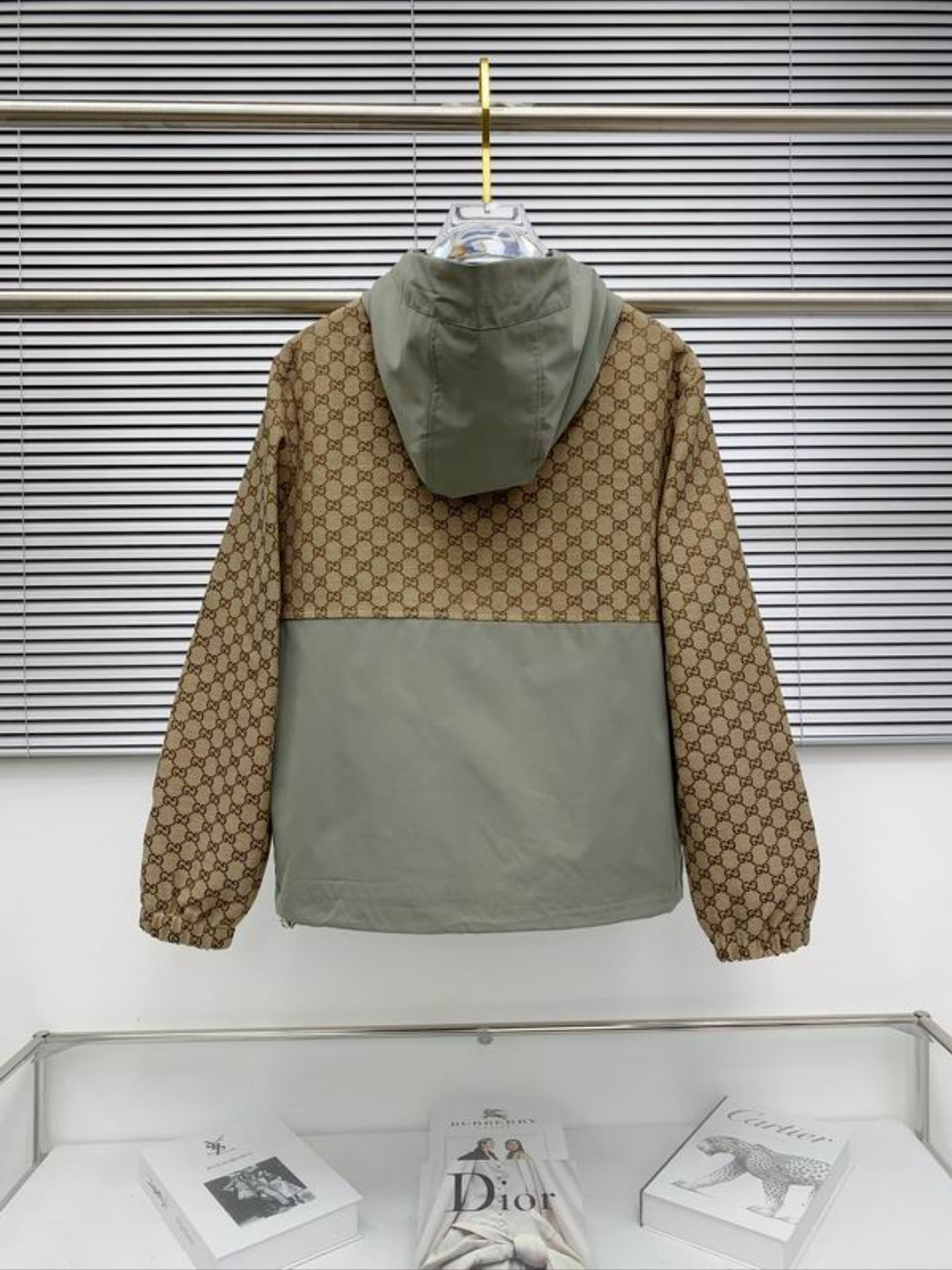 GG #Supreme Canvas Hooded Jacket
