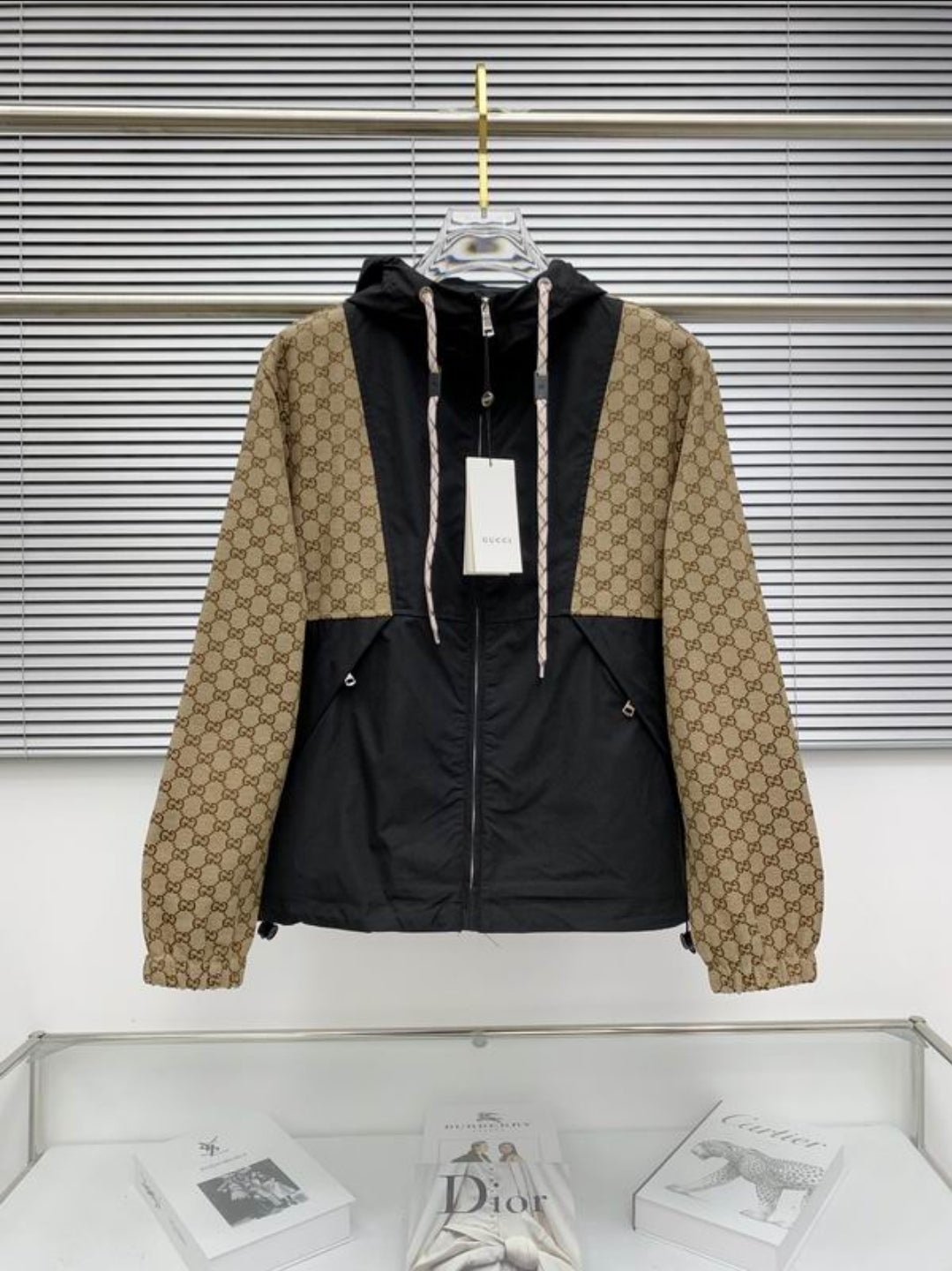 GG #Supreme Canvas Hooded Jacket