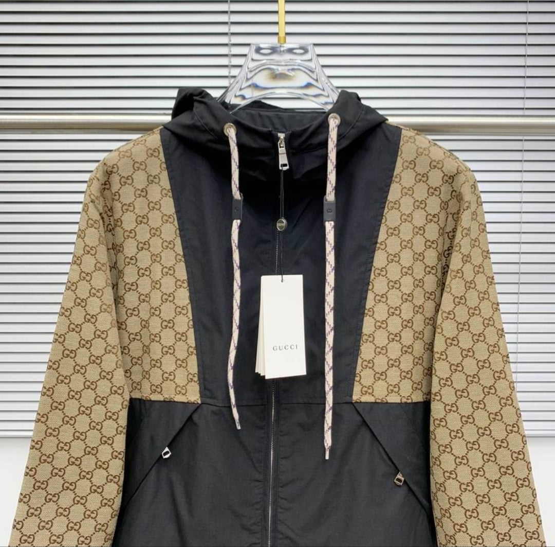 GG #Supreme Canvas Hooded Jacket