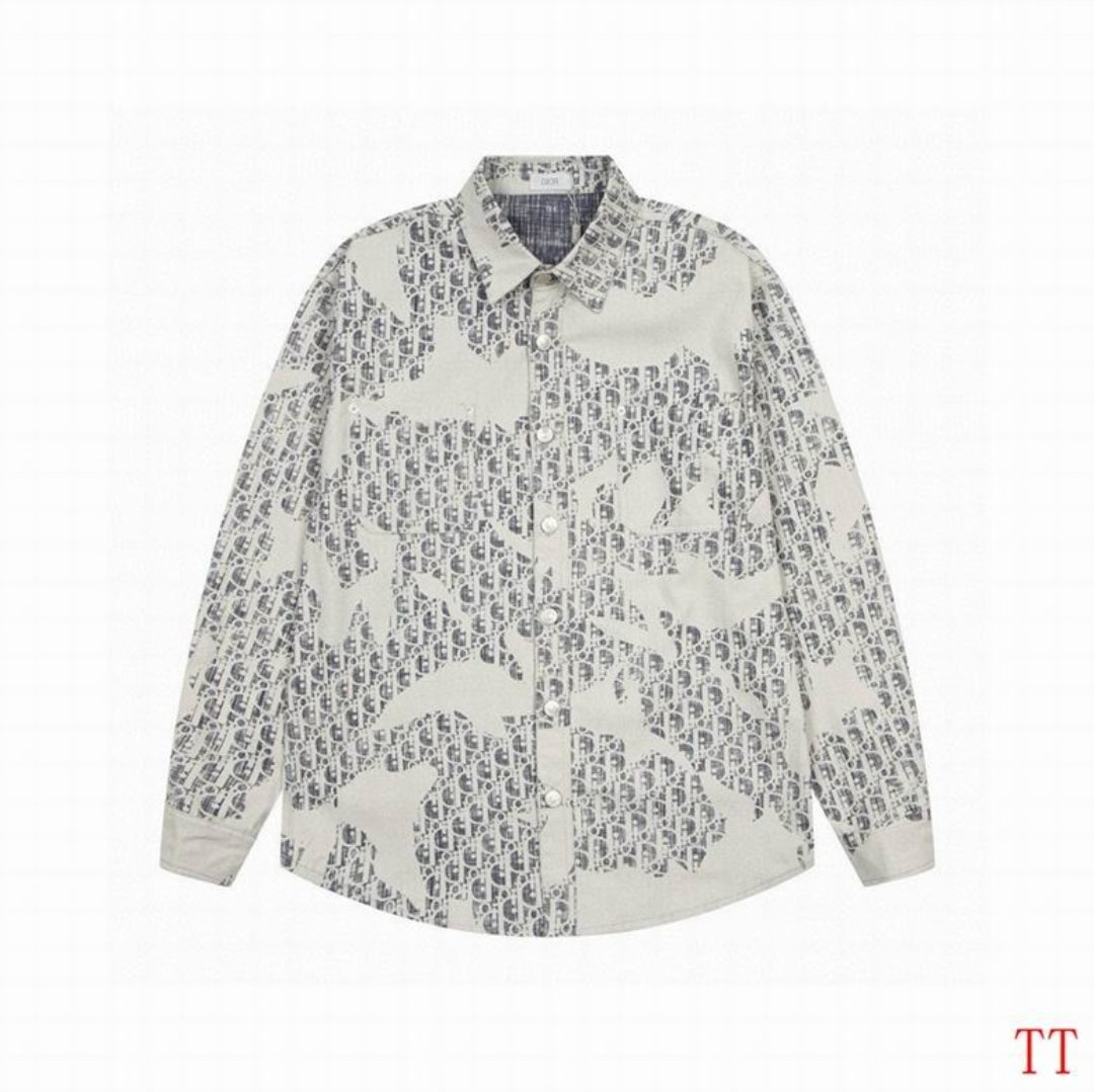 CD #Kasuri Bleached Overshirt