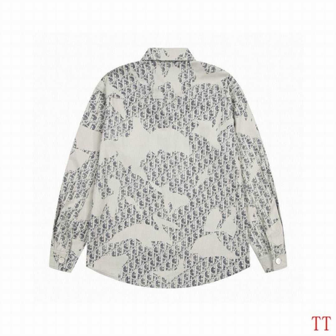 CD #Kasuri Bleached Overshirt