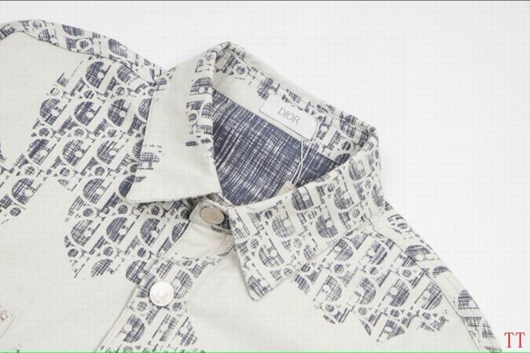 CD #Kasuri Bleached Overshirt