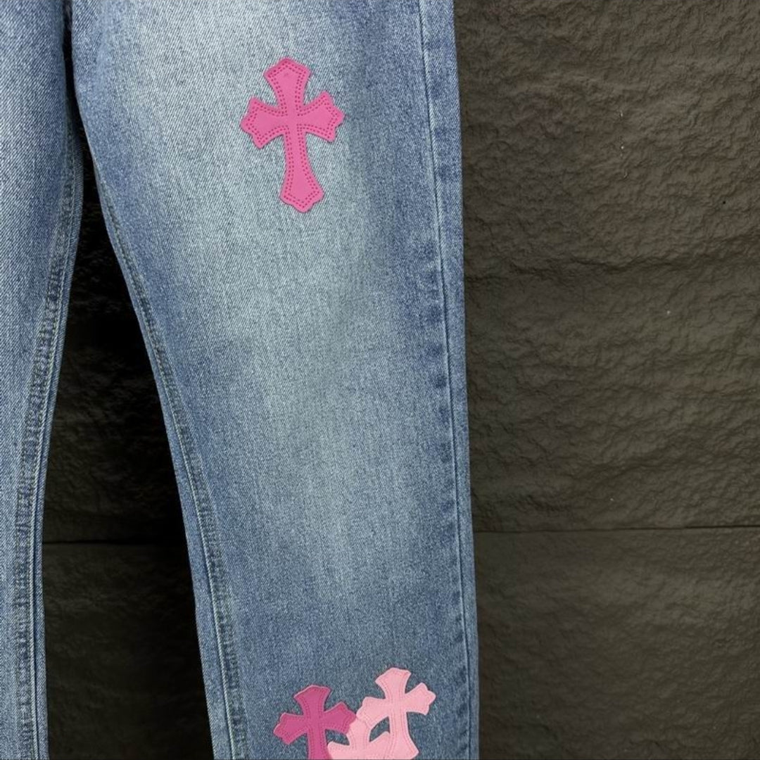 CH #Cross Patch Jeans
