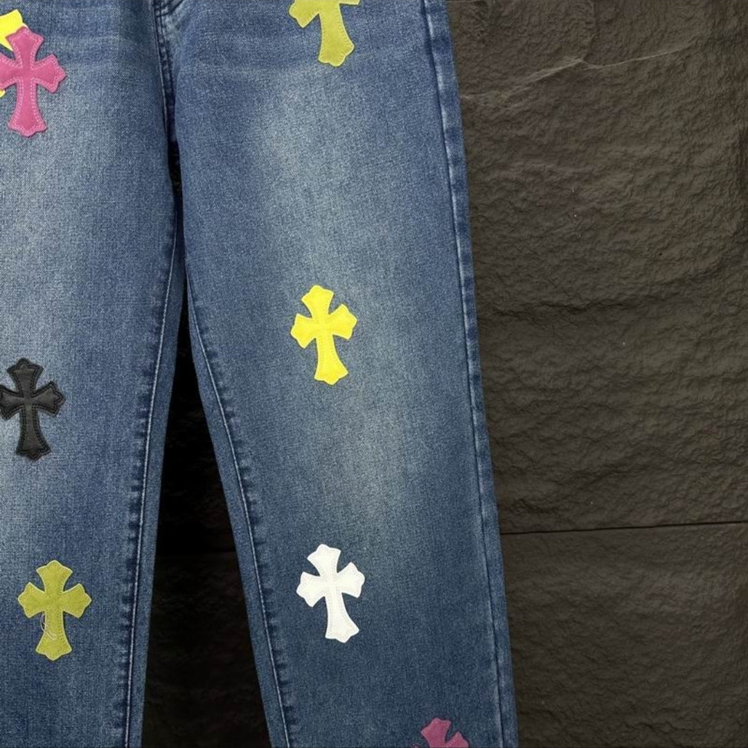 CH #Cross Patch Jeans