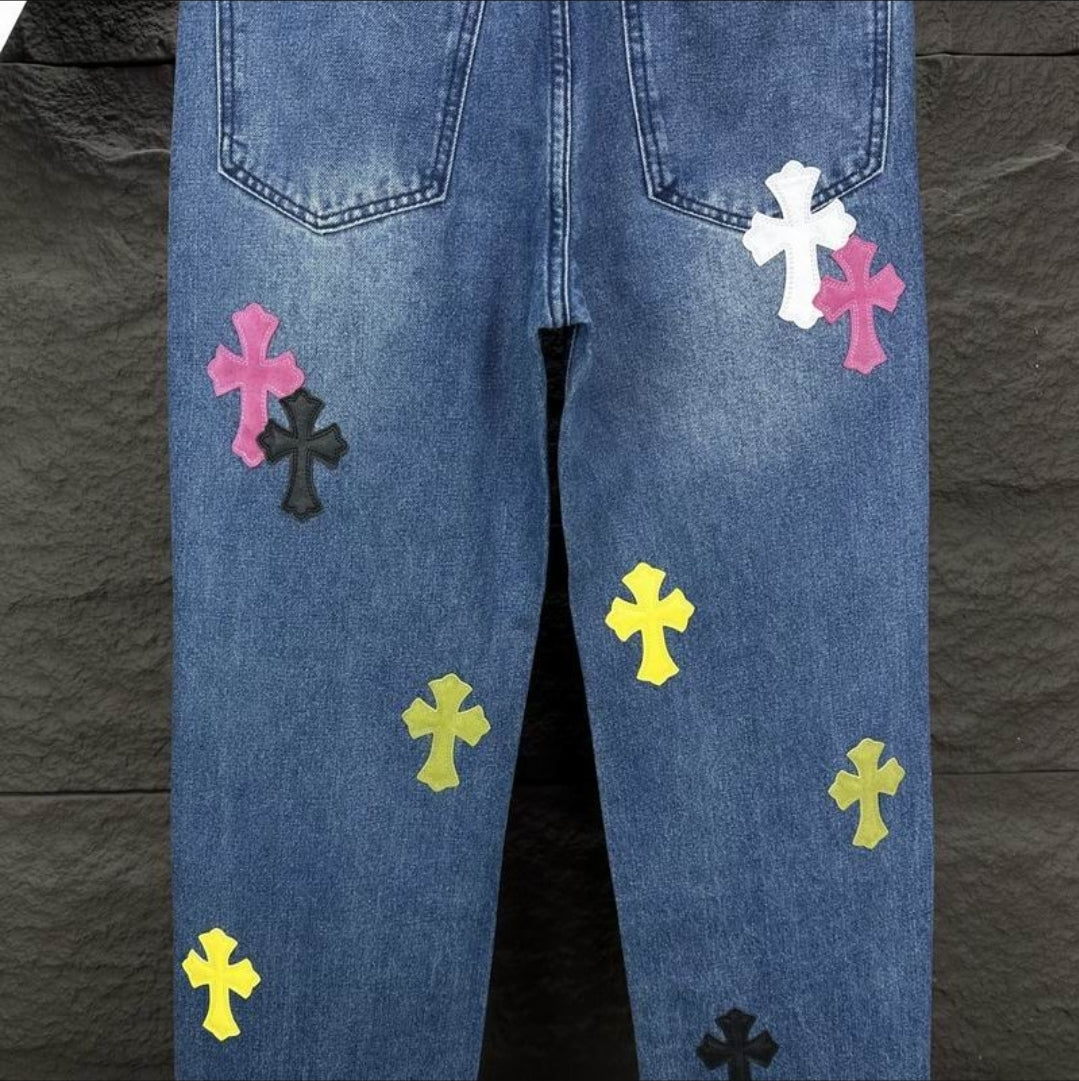 CH #Cross Patch Jeans