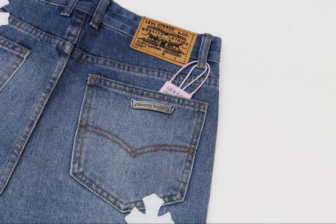 CH #Cross Patch Jeans