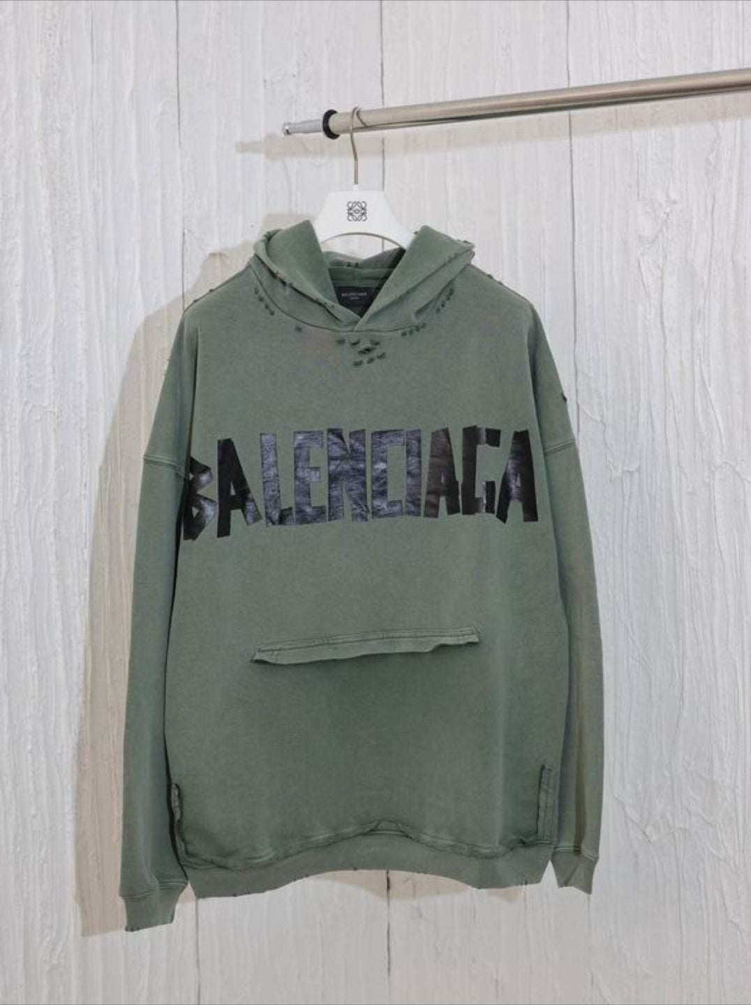 Bal #Ripped Pocket Hoodie