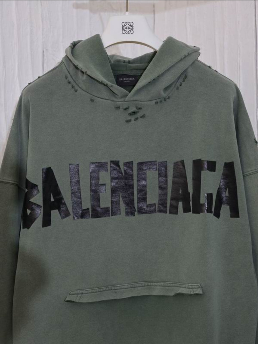 Bal #Ripped Pocket Hoodie