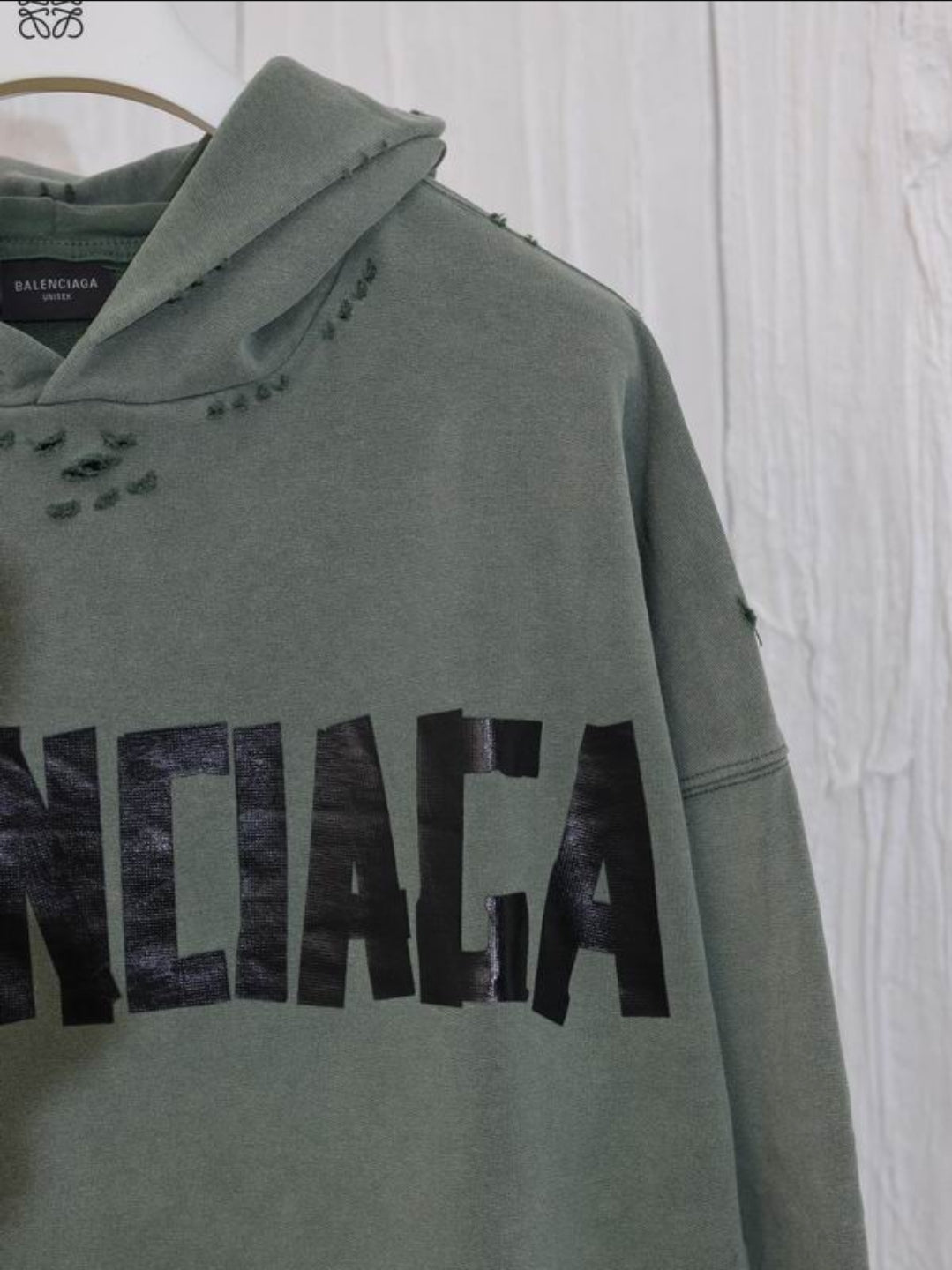 Bal #Ripped Pocket Hoodie