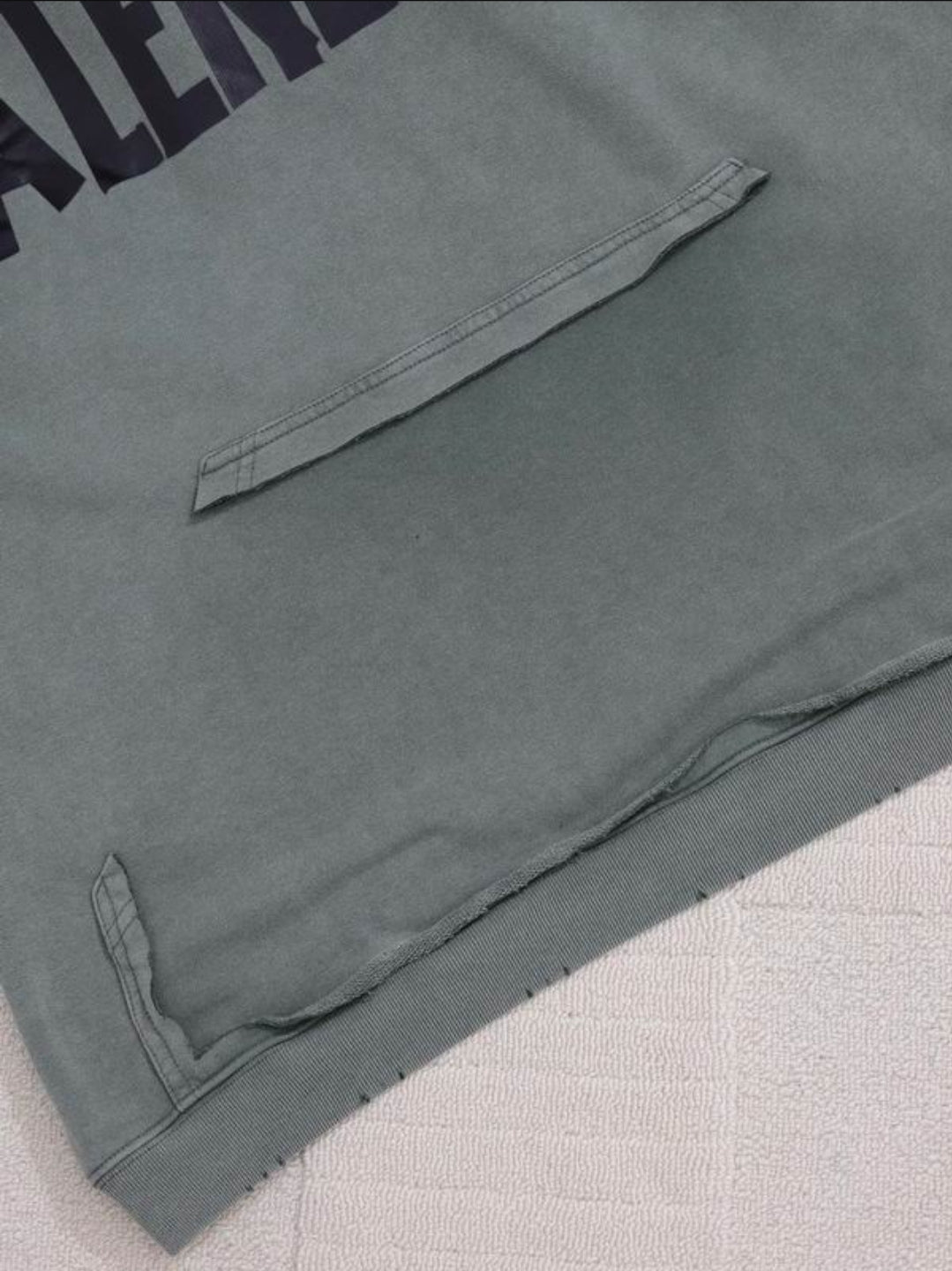 Bal #Ripped Pocket Hoodie