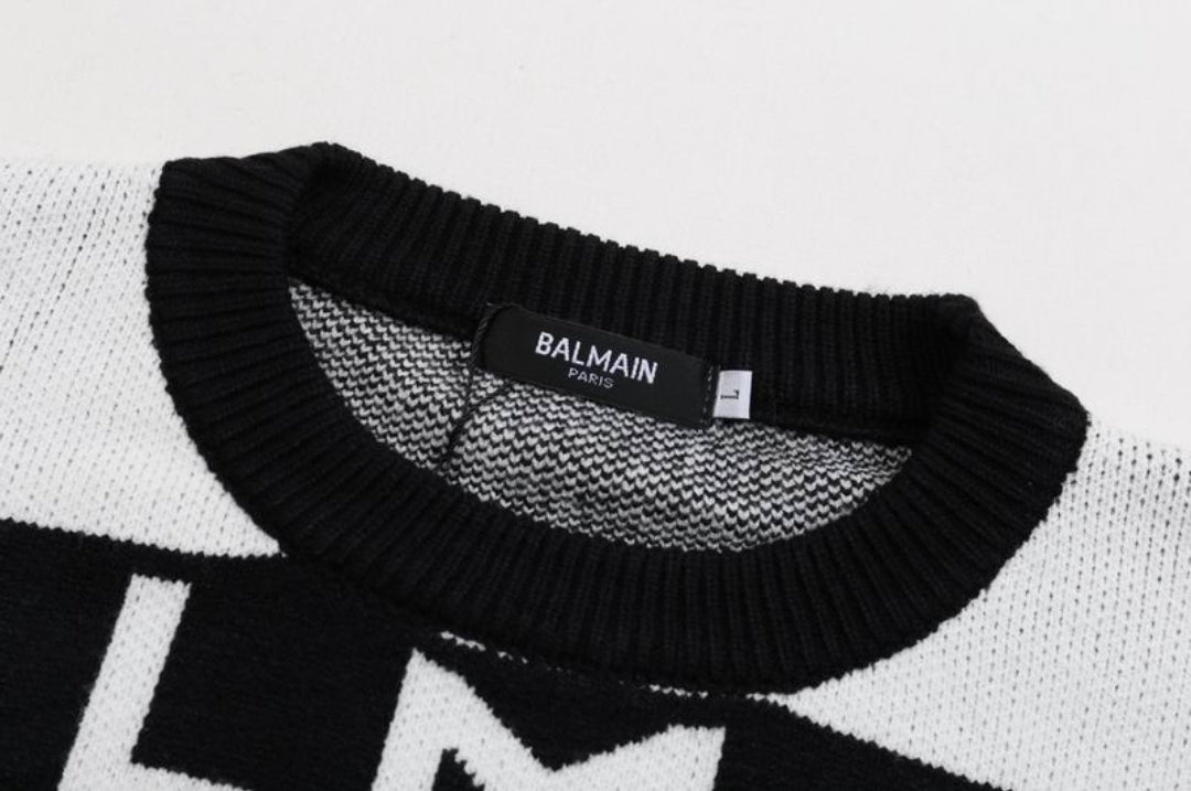 Bal #Two Tone Allover Sweater