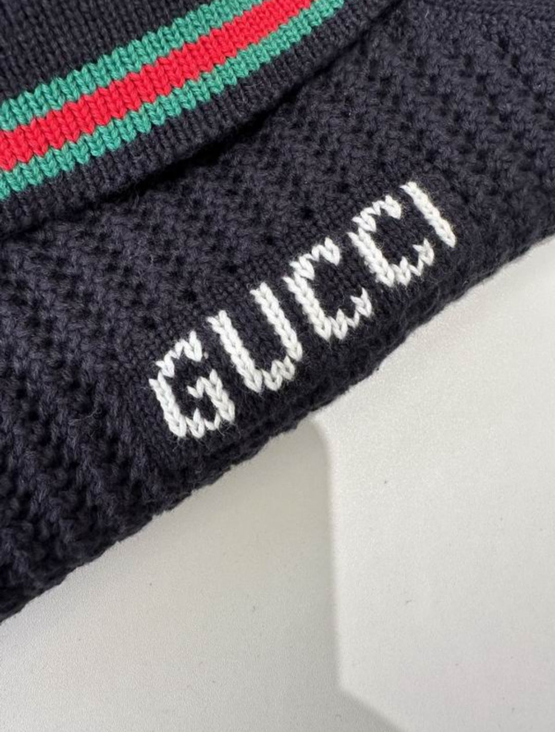GG #Web Cotton Knit Long Sleeve
