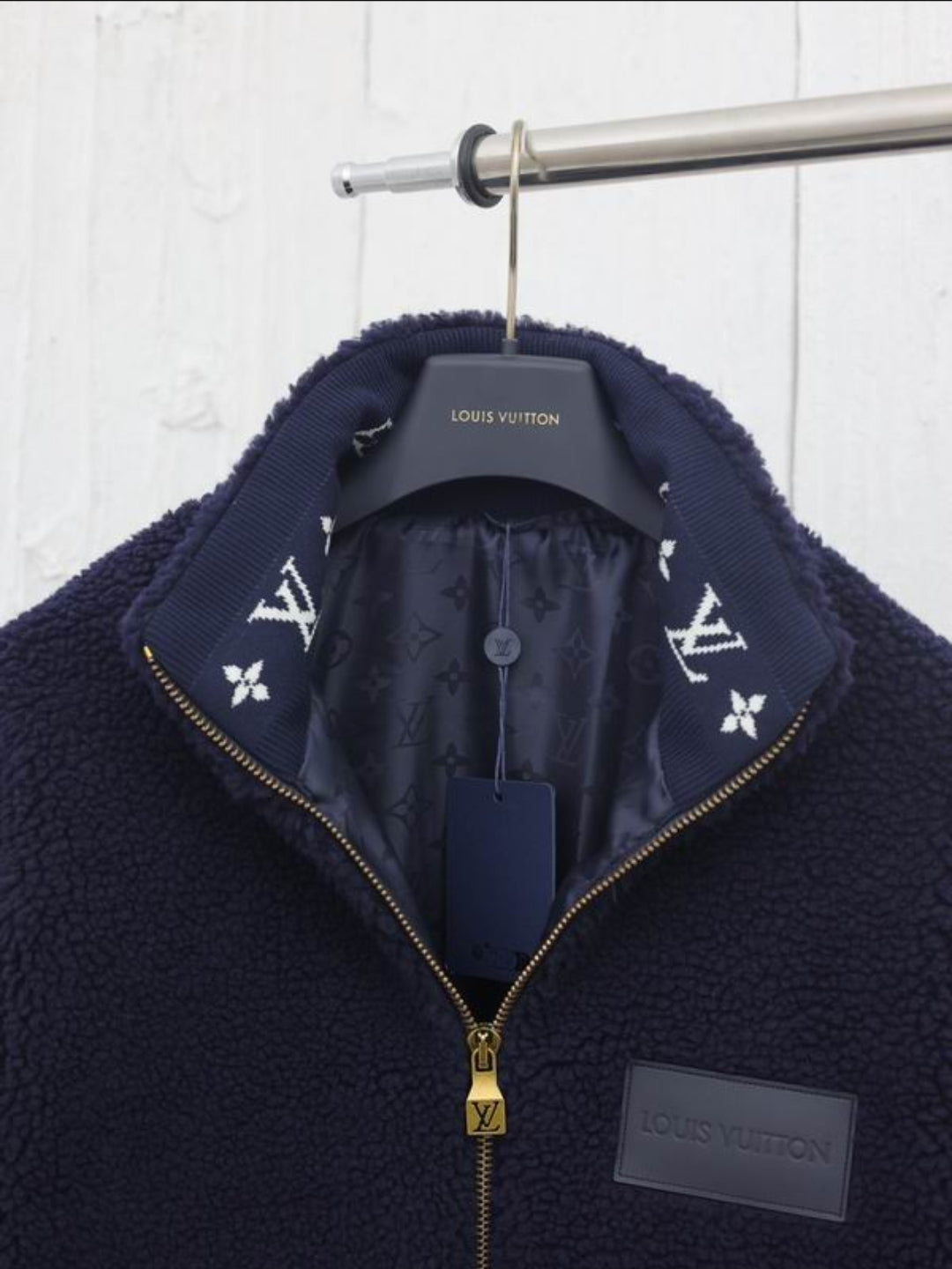 LV #Fleece Blouson