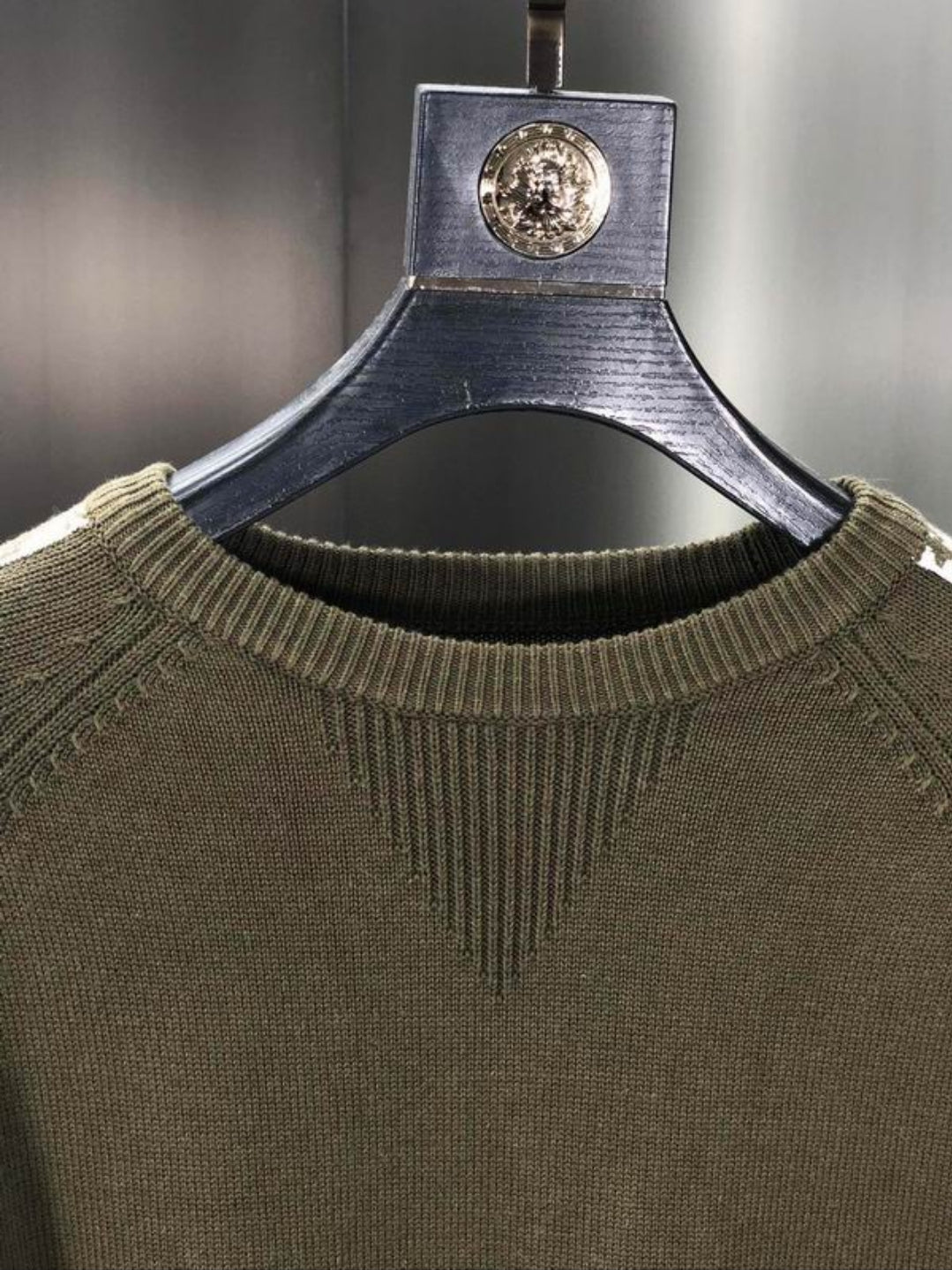 CD #Oblique Crew Neck Sweater
