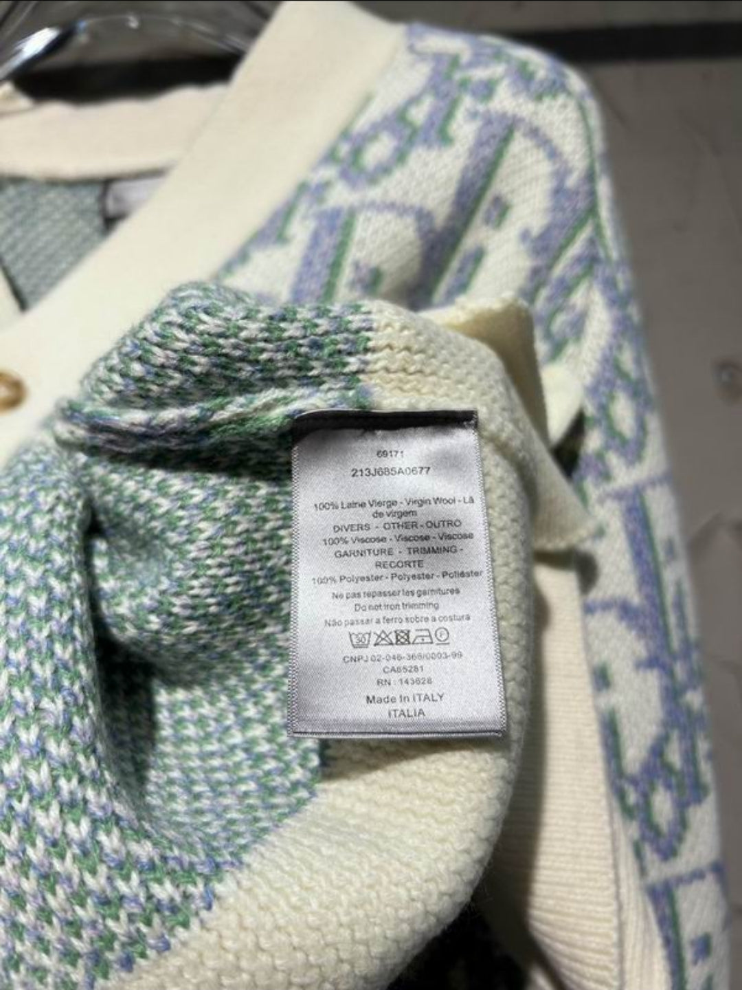 CD #Oblique Cardigan