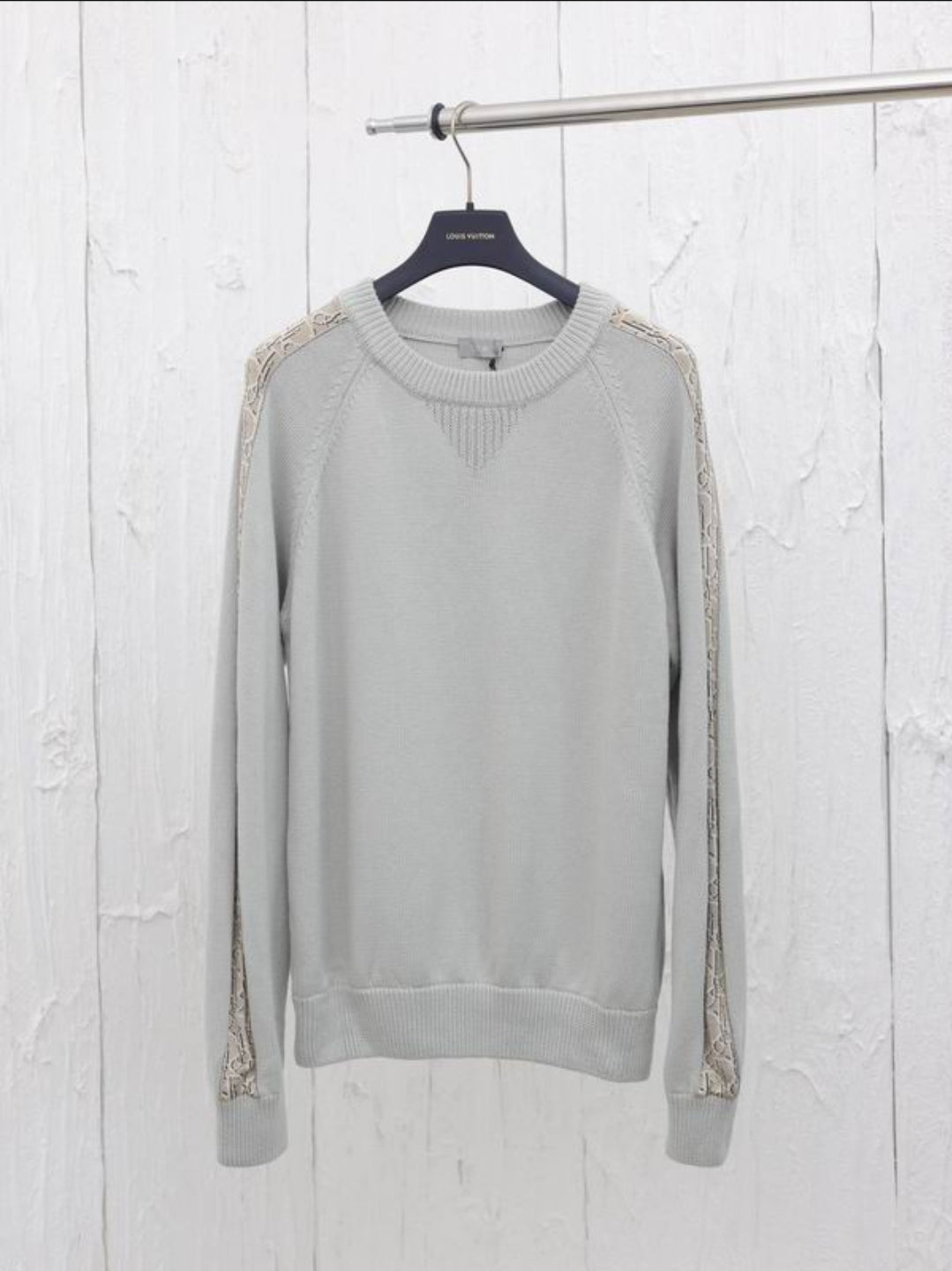 CD #Oblique Crew Neck Sweater