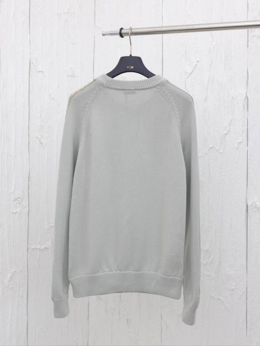 CD #Oblique Crew Neck Sweater