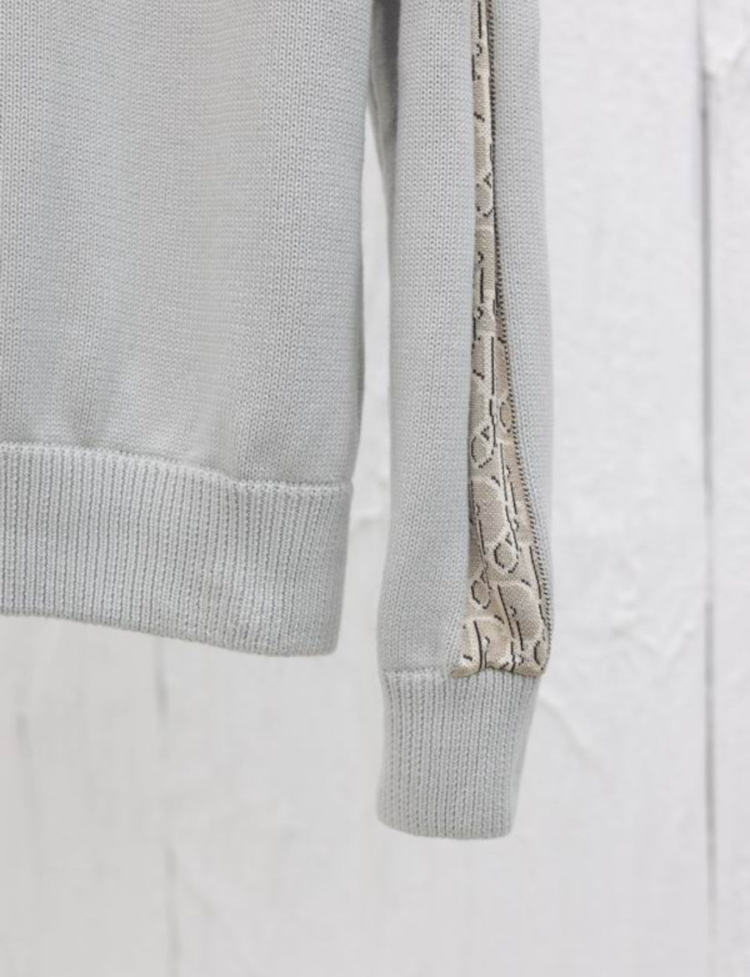 CD #Oblique Crew Neck Sweater