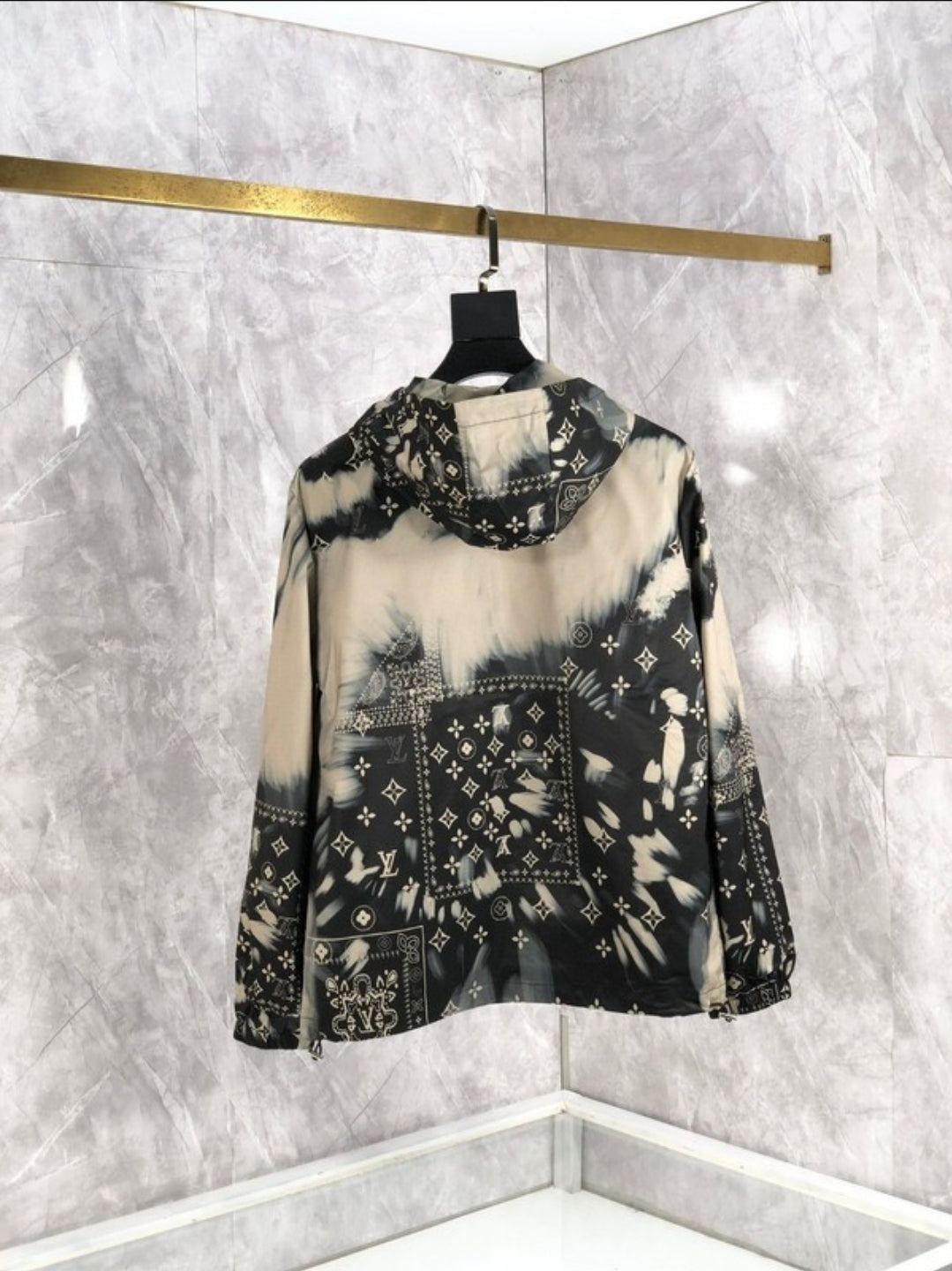 LV #Tie Dye Bandana Windbreaker
